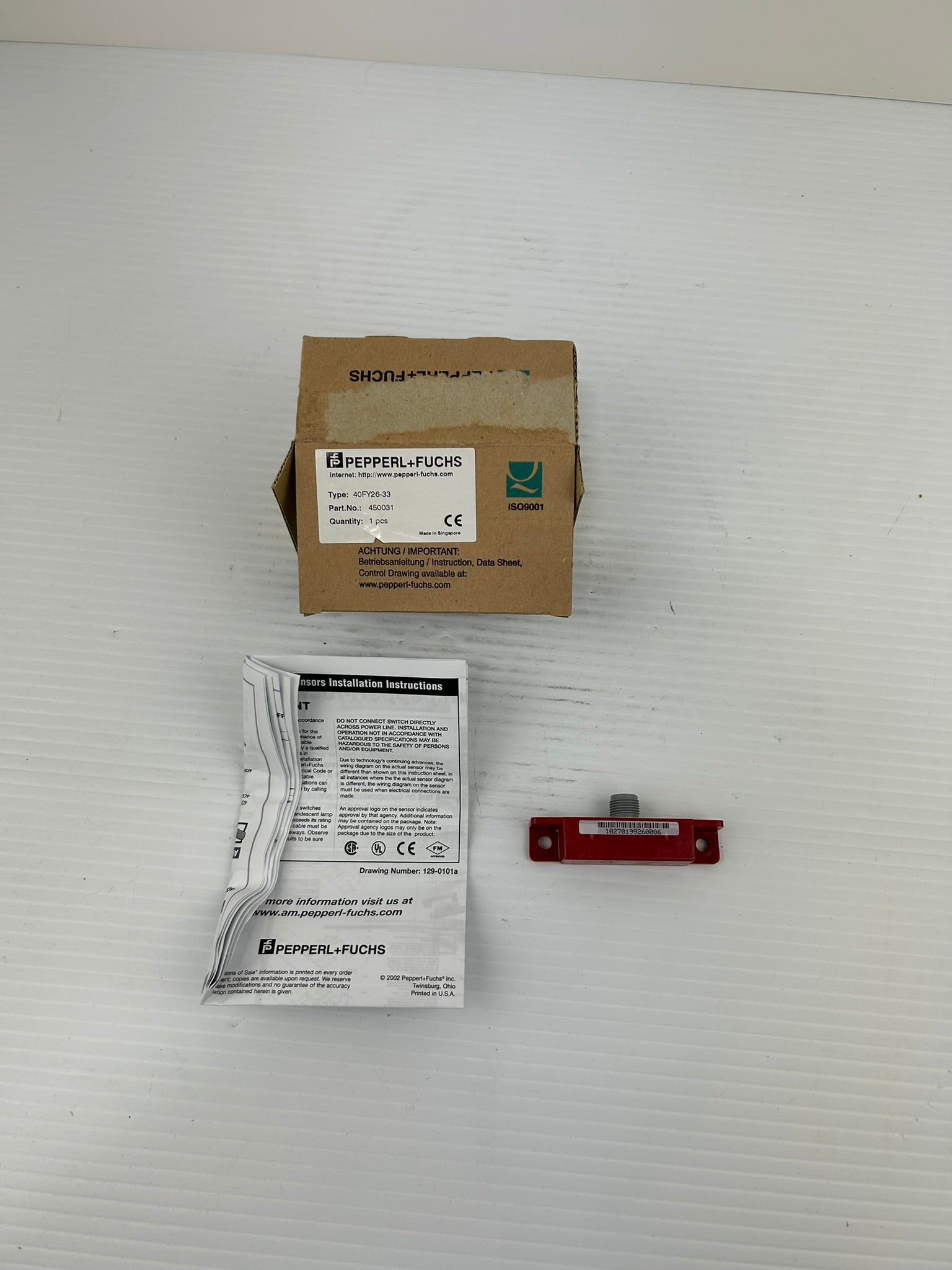 Pepperl+Fuchs 40FY26-33 Proximity Switch Sensor 450031 Class 2