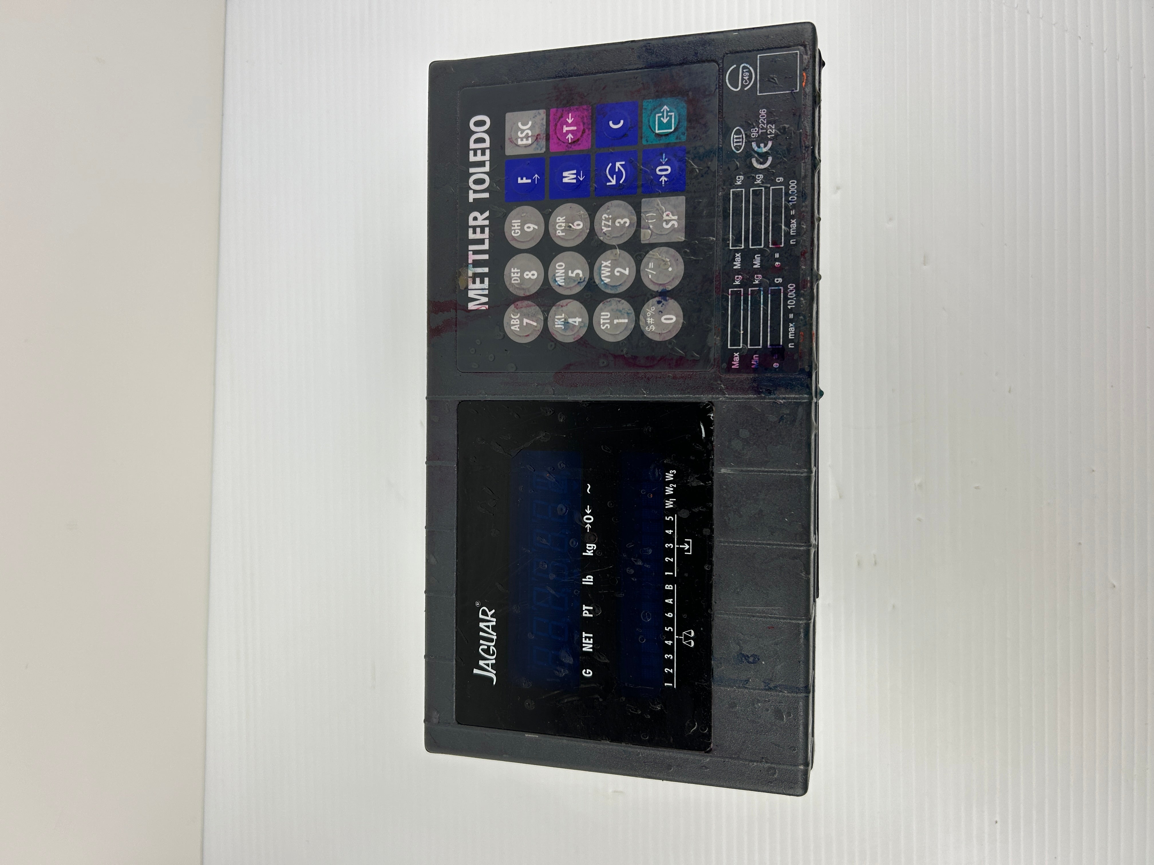 Mettler Toledo JAGUAR Scale Controller Interface Panel JTPA1000000