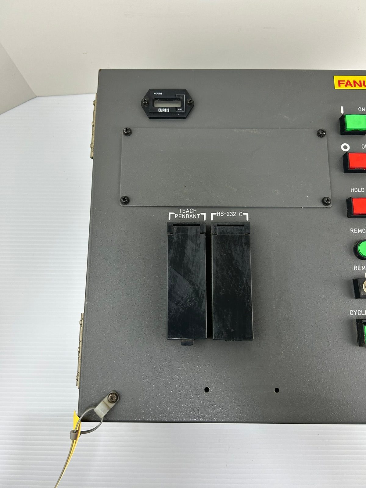 Fanuc System R-J2 Control Panel Box w/ Cable E-Stop Cycle Start Robot Interface