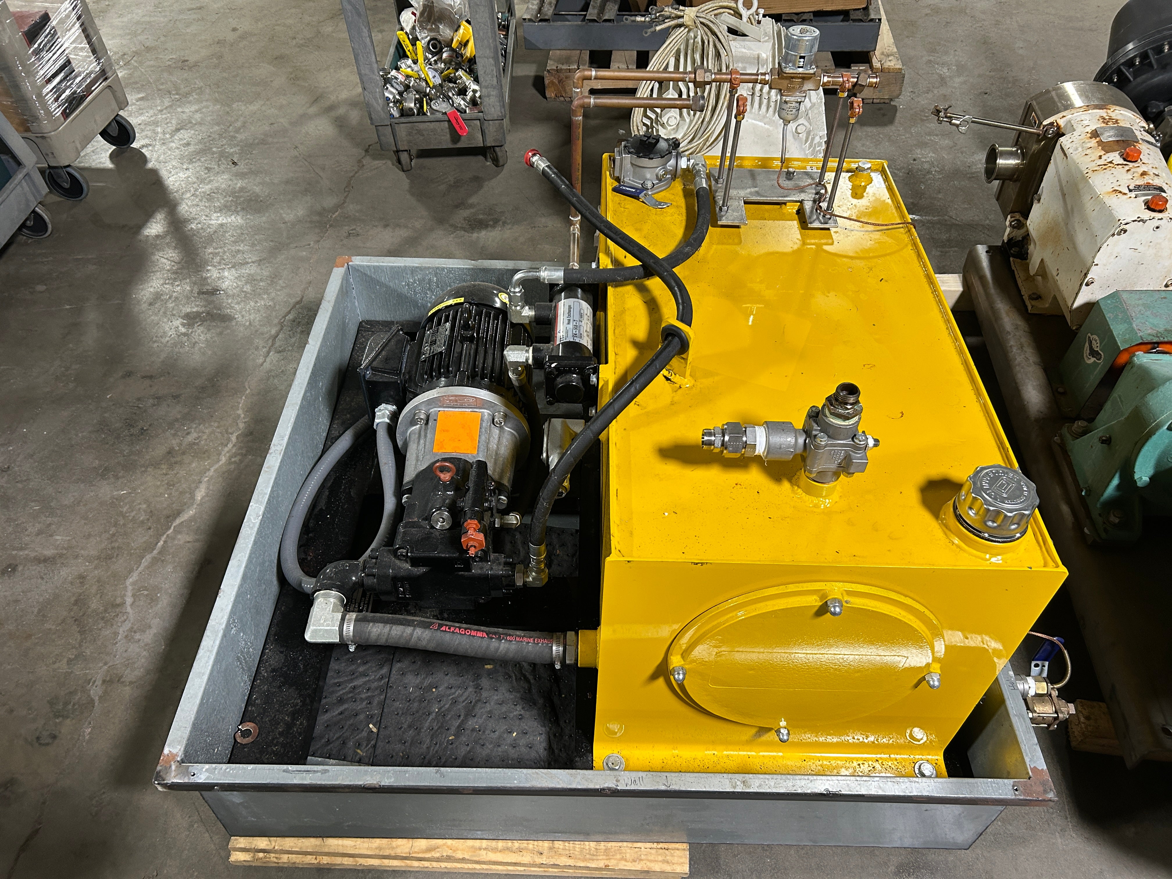 Hydra-Tech Pumps HT5EV Electric Hydraulic Pump Tank System 3.7kW 2,000 PSI 4 GPM