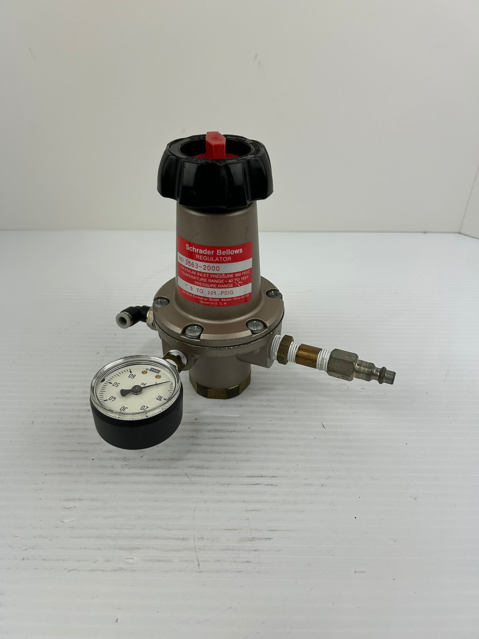 Schrader Bellows 3563-2000 Regulator 5 to 125 PSIG