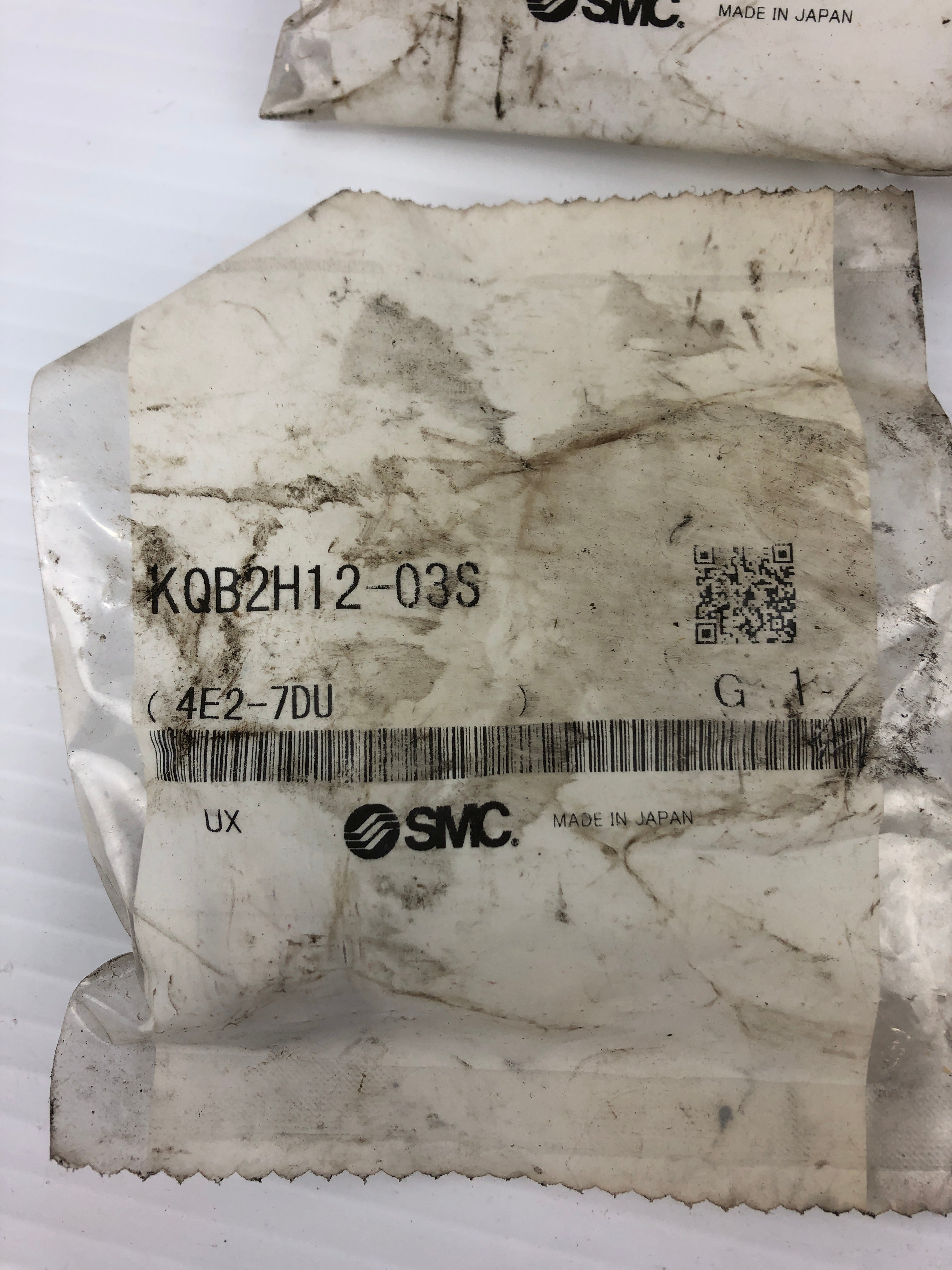 SMC KQB2H12-03S Male Fitting 4E2-7DU - Lot of 4