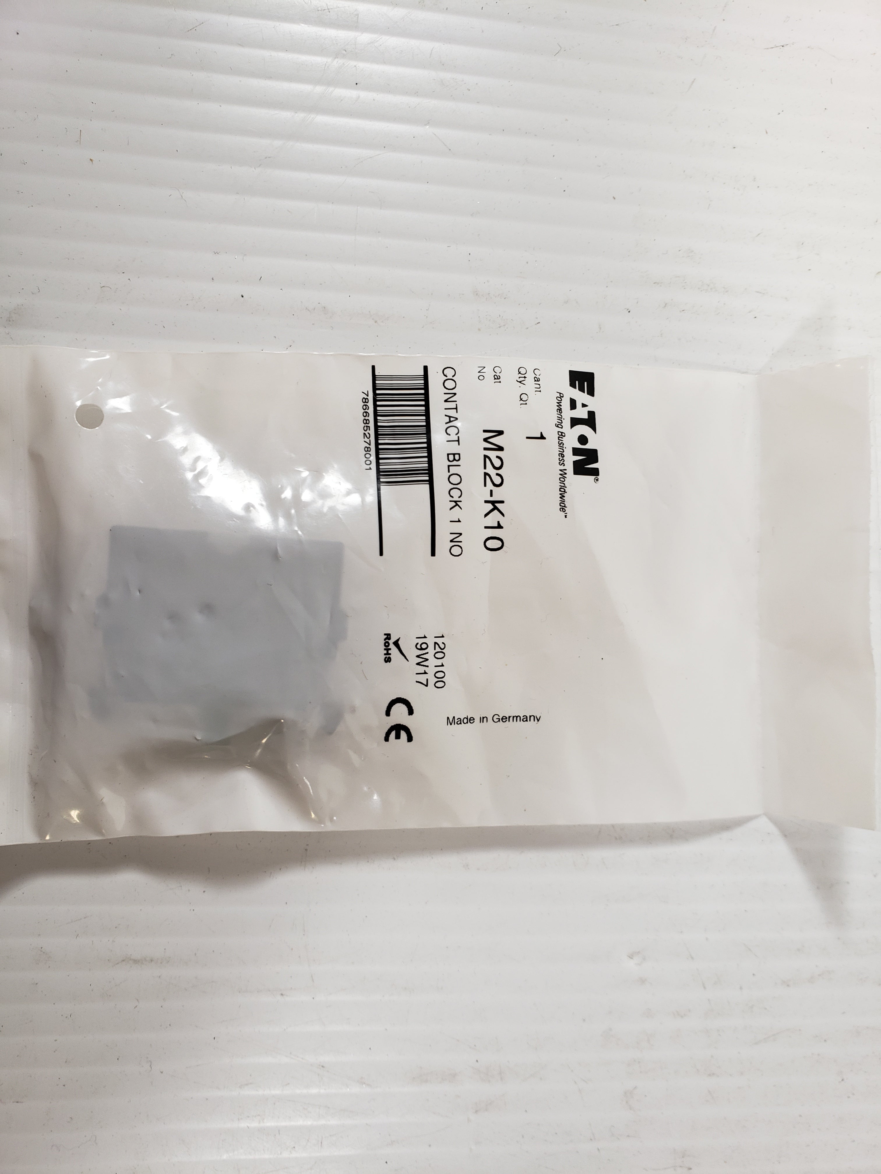 Eaton Contact Block M22-K10