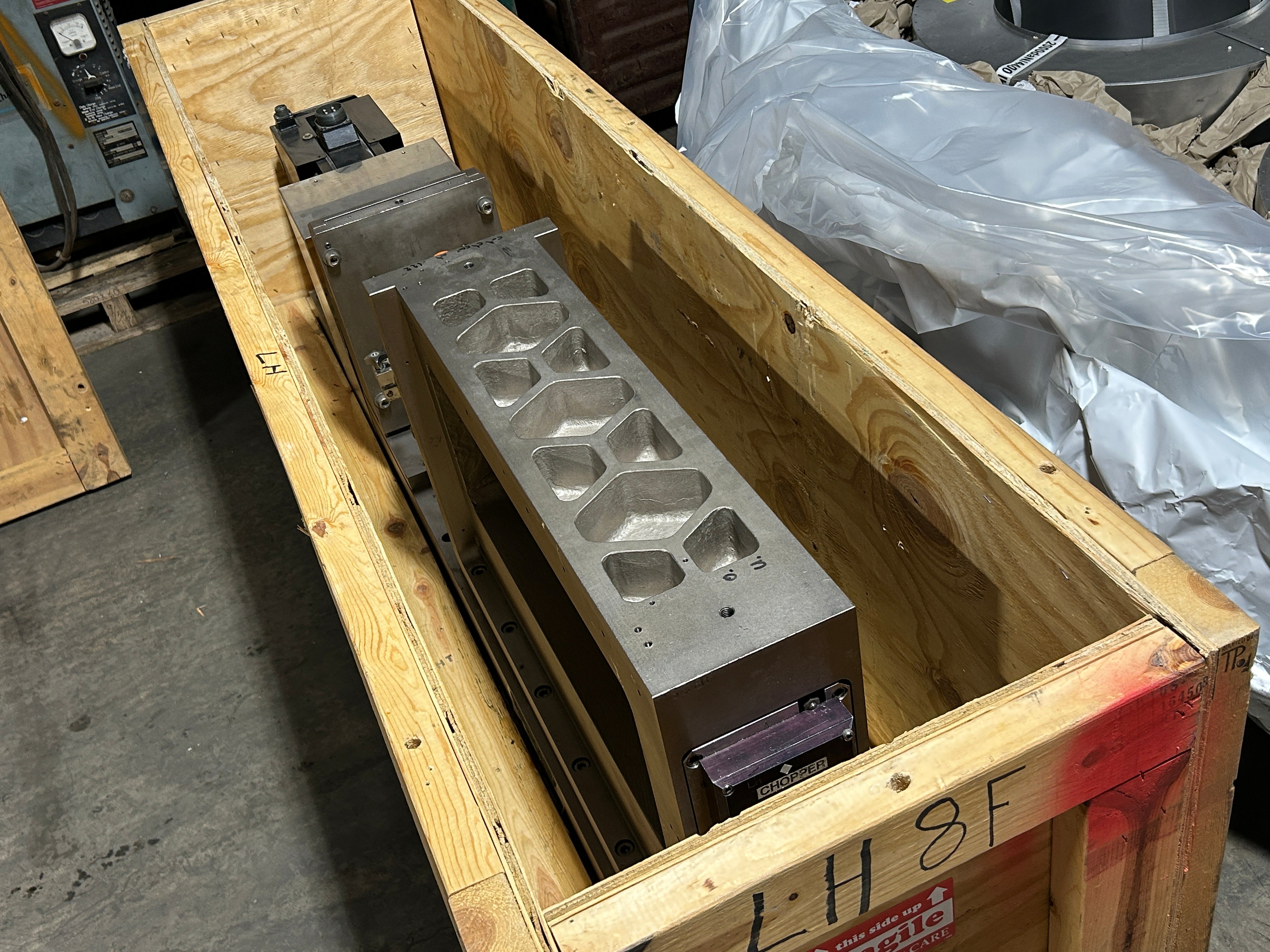 Helical Chop Head Left Hand Chopper with Ormec MAC-C560H/K1A Servo Motor