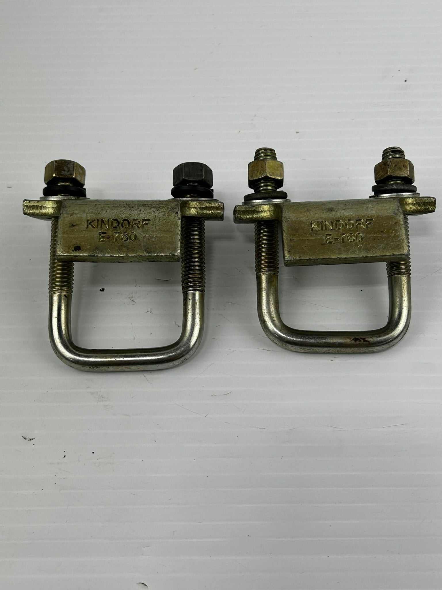 Kindorf E-760 Beam Clamp 2" Wide x 3" Long - Lot of 2