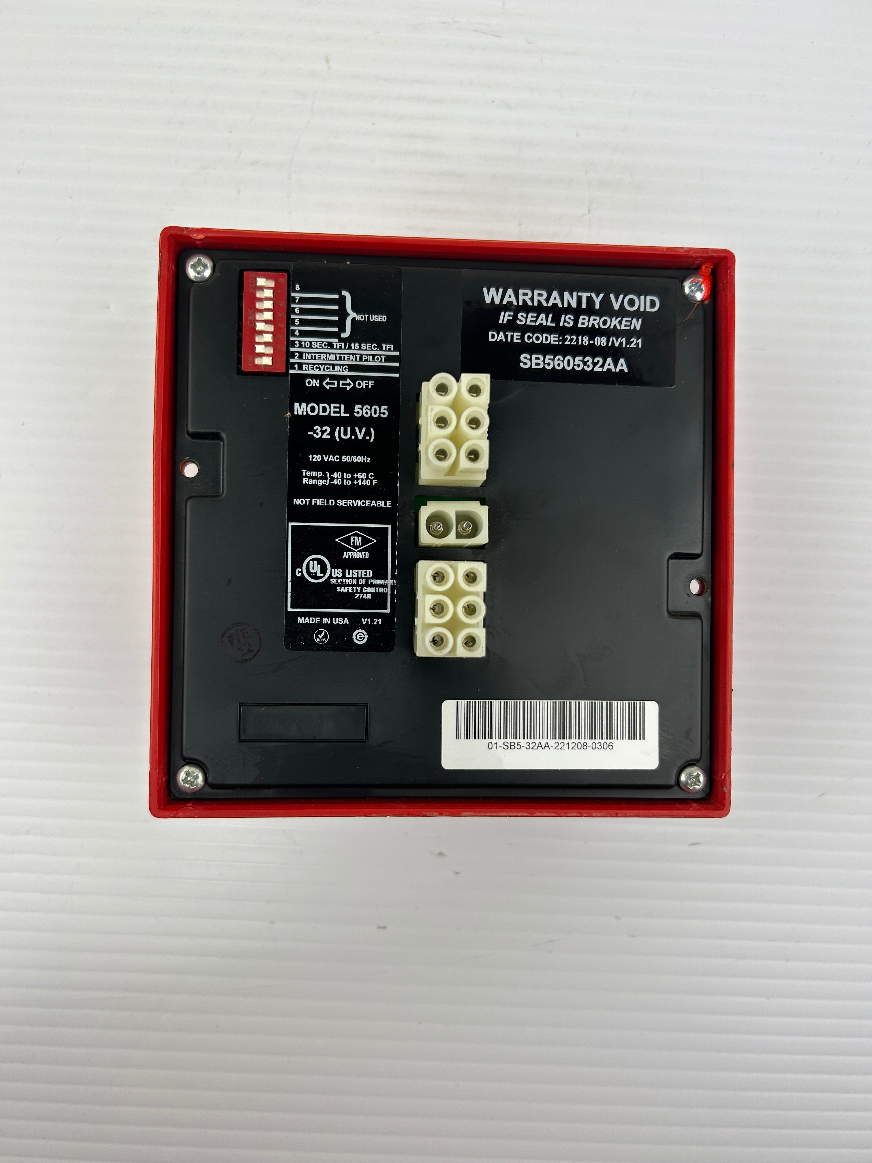 Fireye SB560532AA Flame Signal Rod SB Series Safety Control 5605 -32 (U.V.)