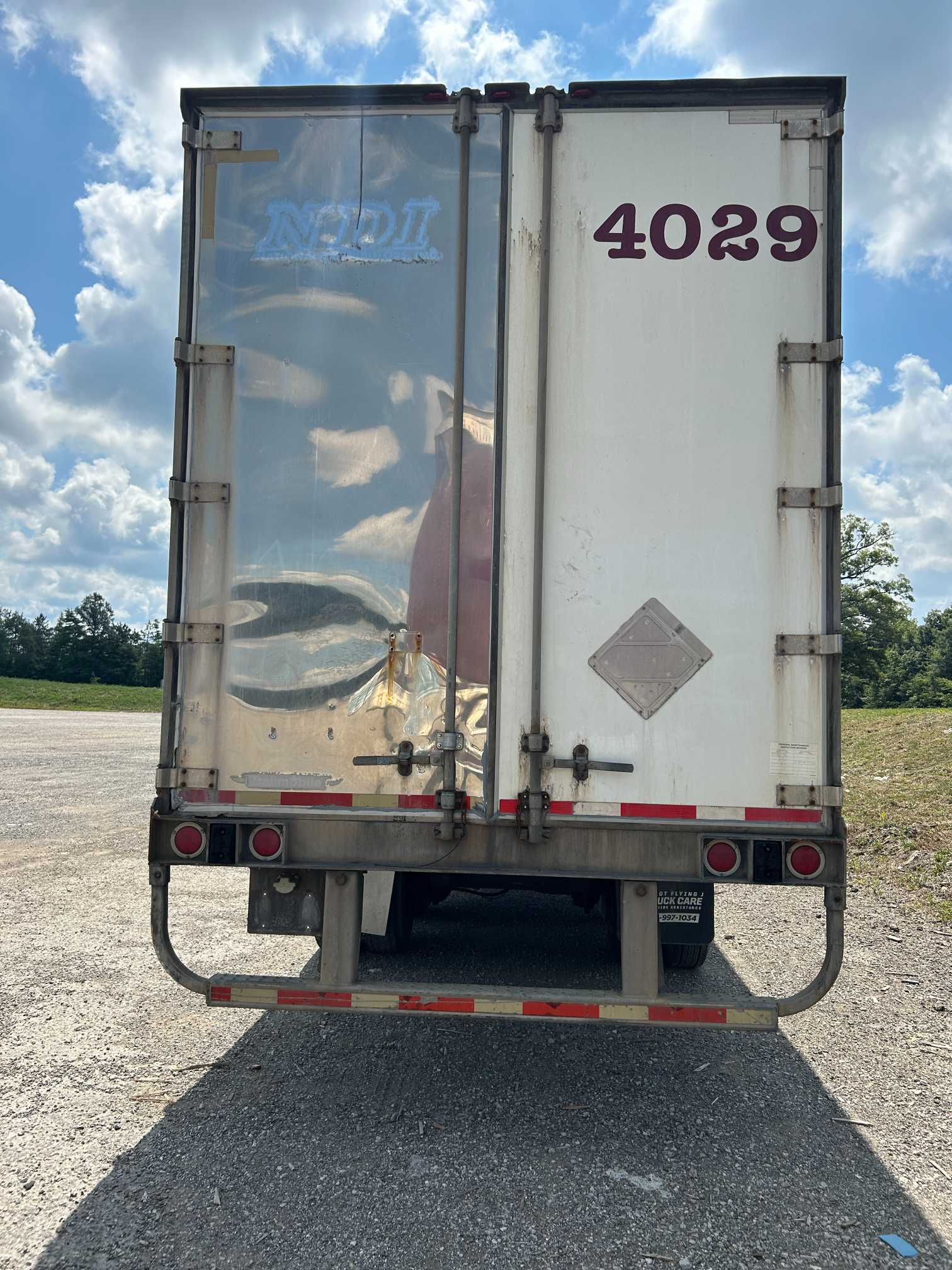 2004 Trailmobile 53' Dry Van Semi Trailer Air Ride Swing Doors 2MN01JAH941001020