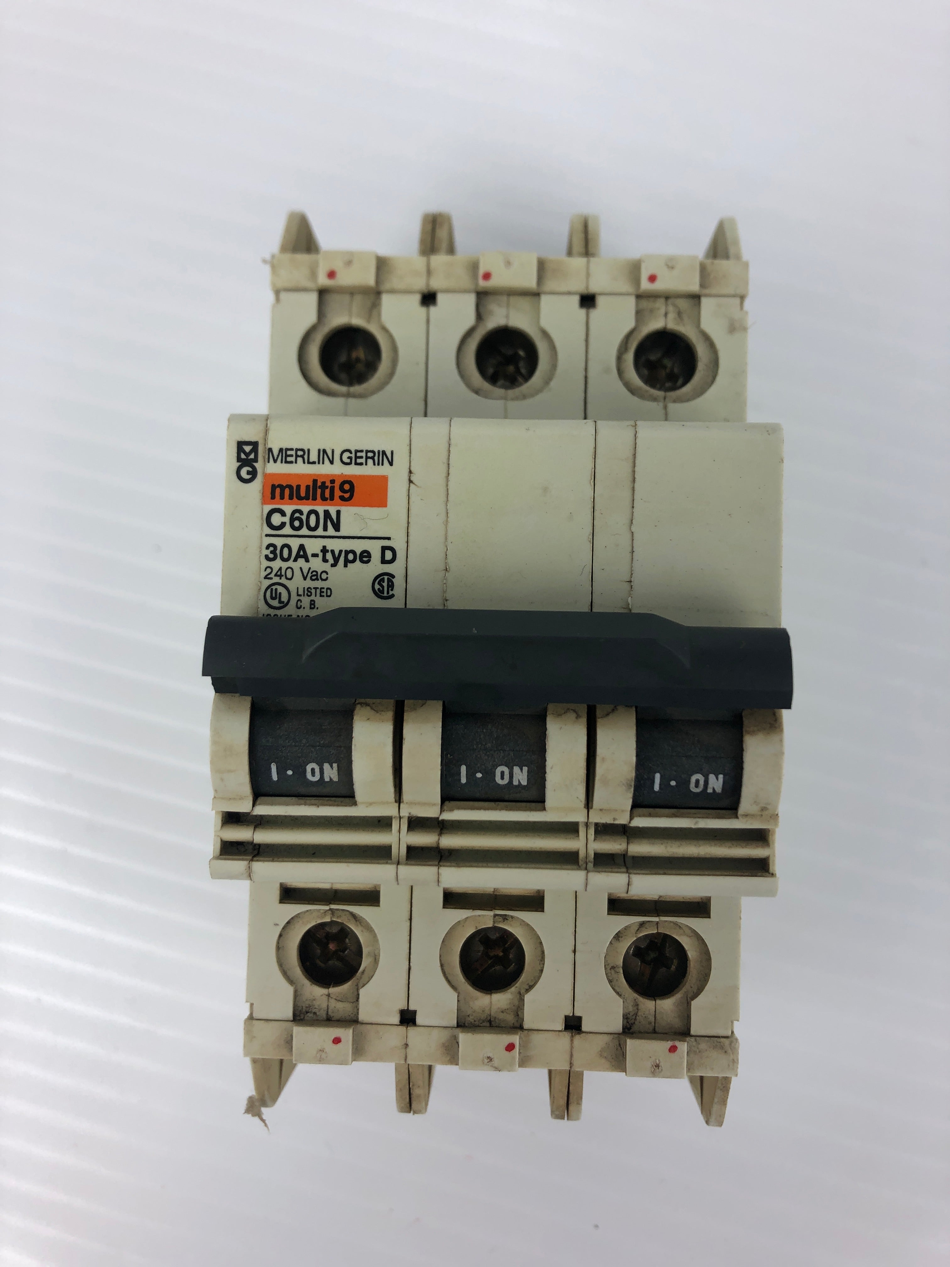 Merlin Gerin C60N Circuit Breaker Multi 9 Type D 30A 3P