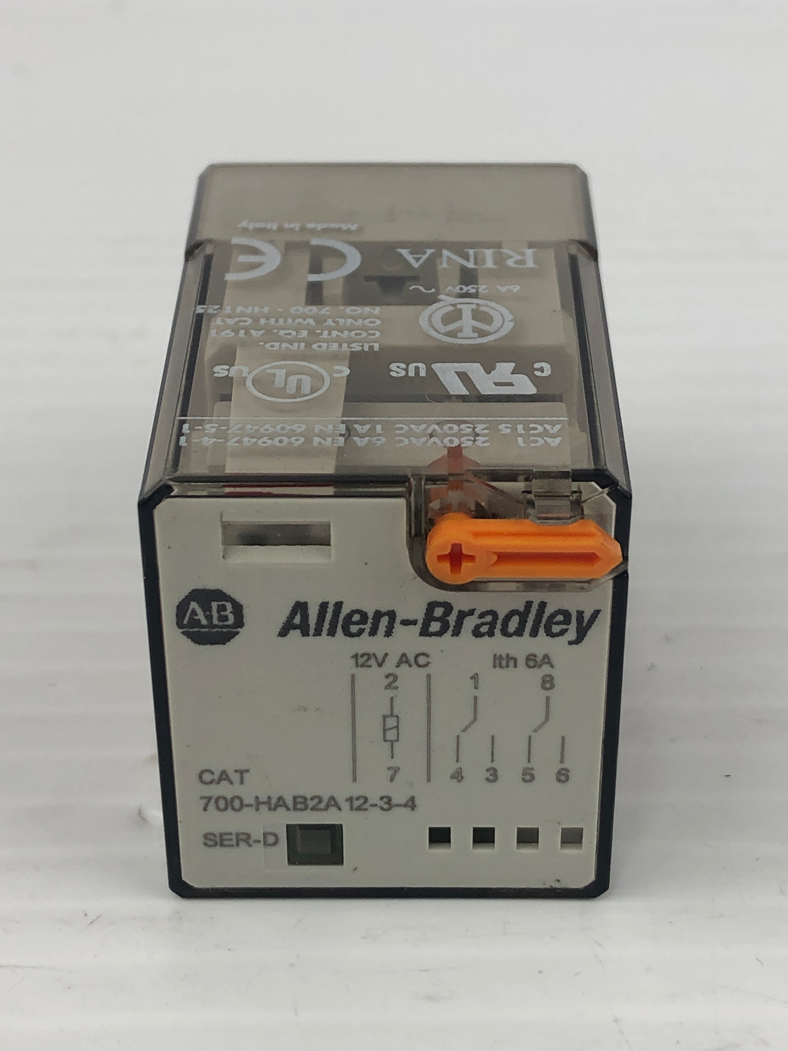 Allen-Bradely 700-HAB2A-12-3-4 Relay Series D