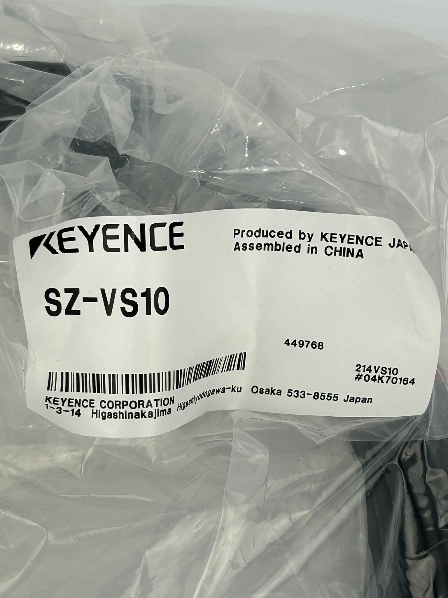 Keyence SZ-VS10 Laser Distance Scanner Safety SZ Cable Connector Plug Cordset