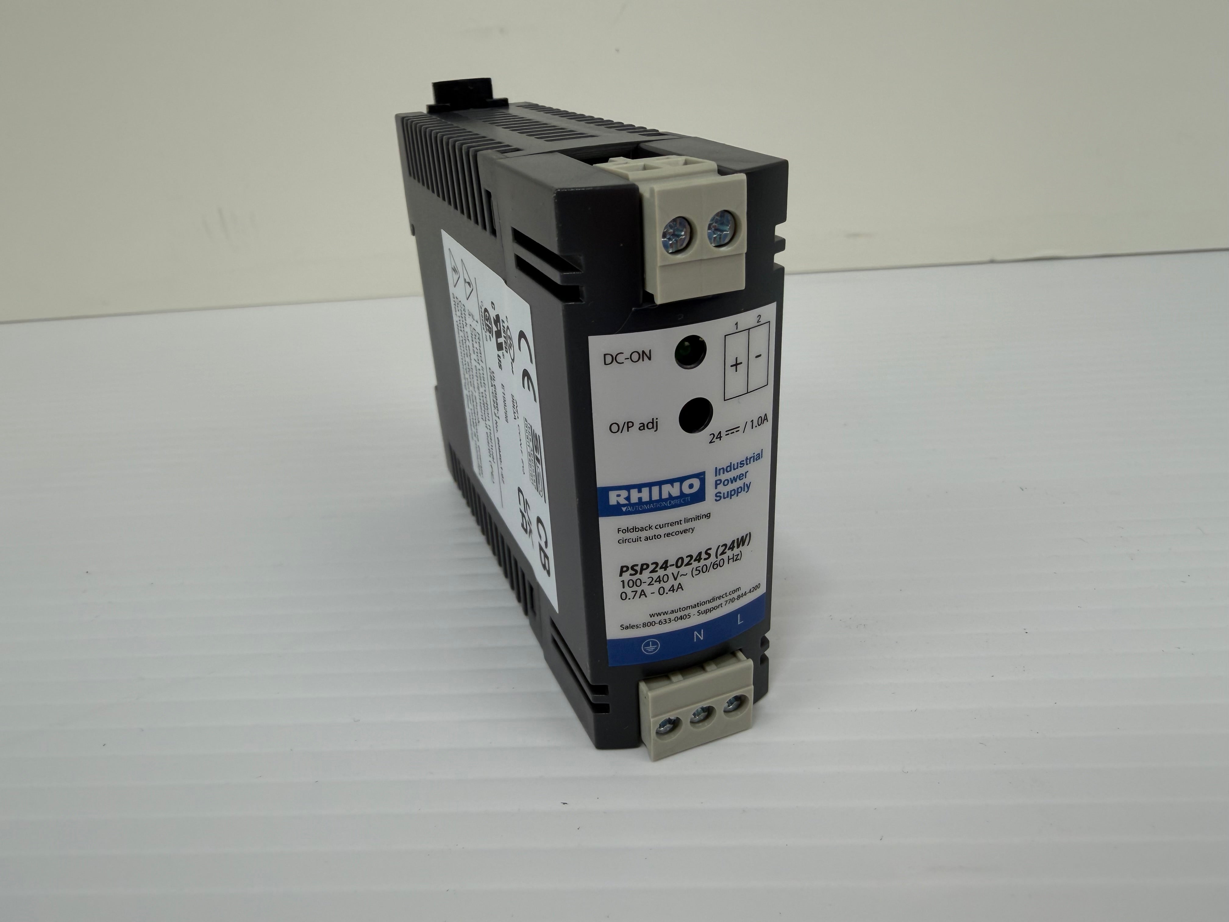 Rhino Automation Direct PSP24-024S Industrial Power Supply