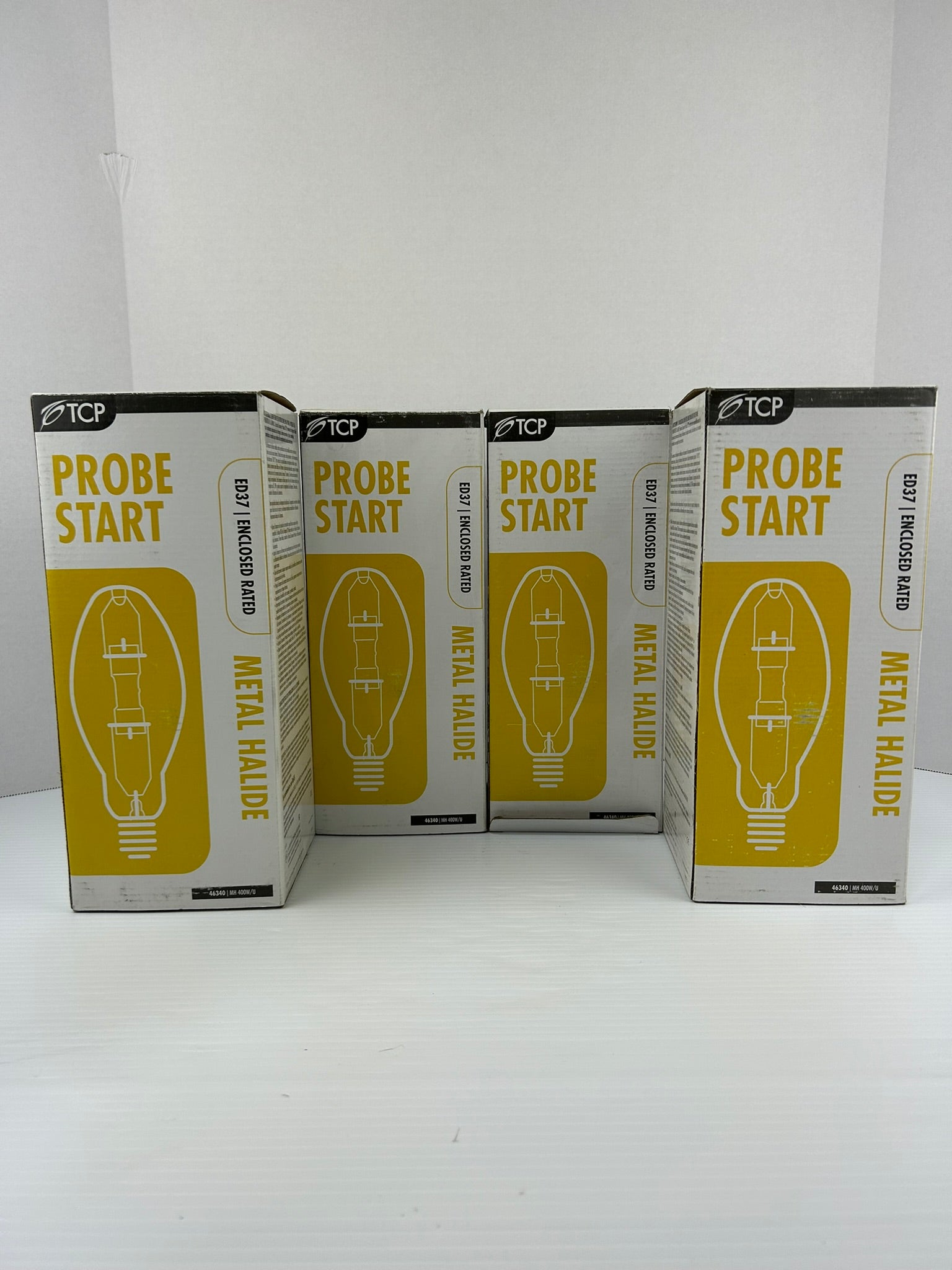 TCP ED37 Probe Start Metal Halide Lightbulb (Lot of 4)