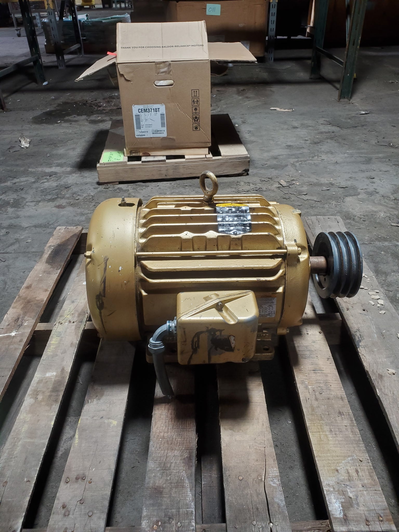 Baldor Reliance EM2333T 15HP Electric Motor 1765 RPM 230/460V 3PH TEFC 254T