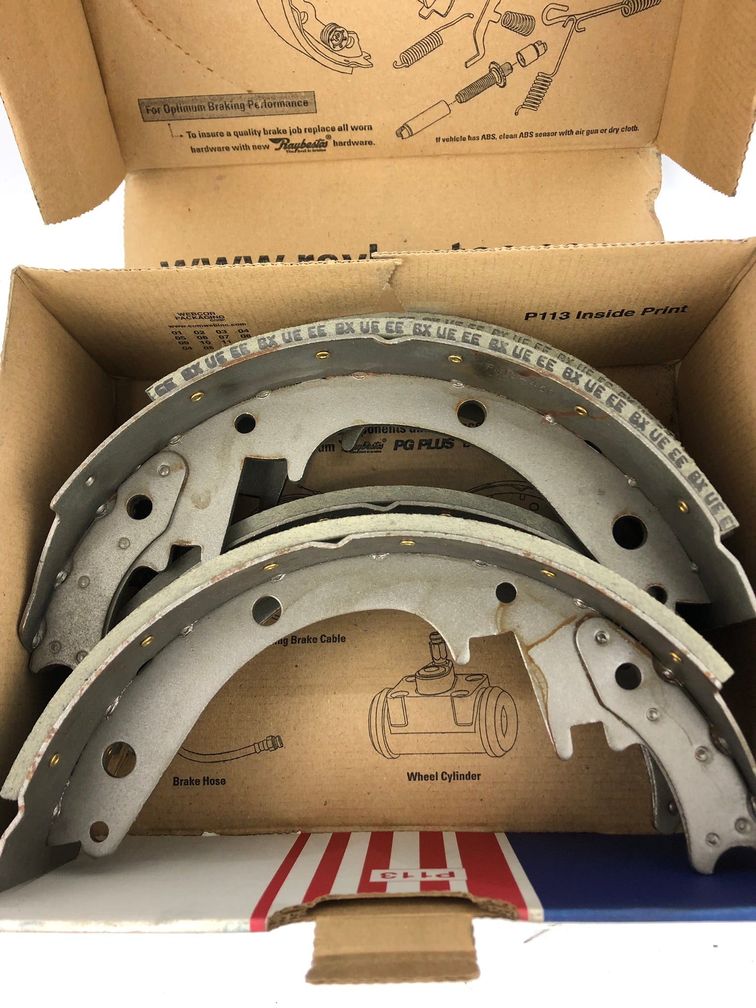 Raybestos 450PG Plus Relined Professional Grade Organic Drum Brake Shoe Rear