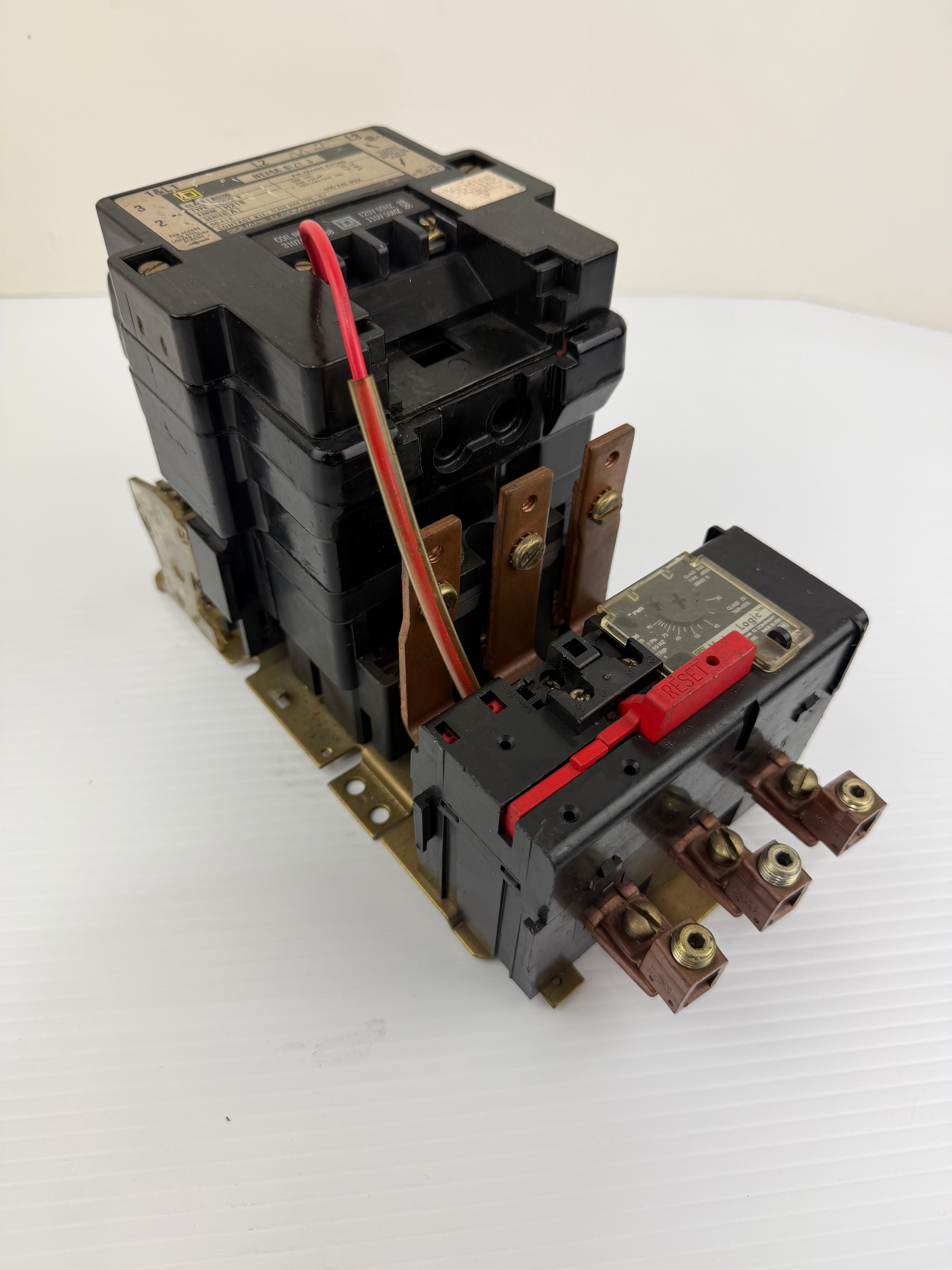 Square D Motor Starter 8536 Size 3 600 VAC Series A