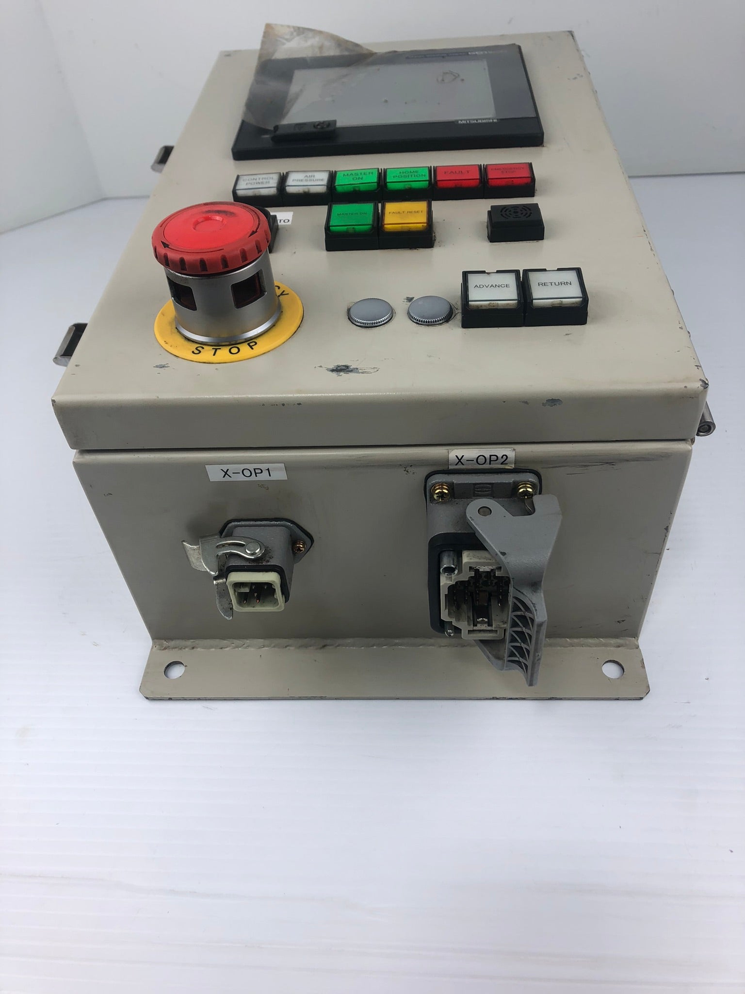 Yaskawa JZRCR-N0P16-NA Control Box GOT1000 Mitsubishi Screen GT1155-QSBD