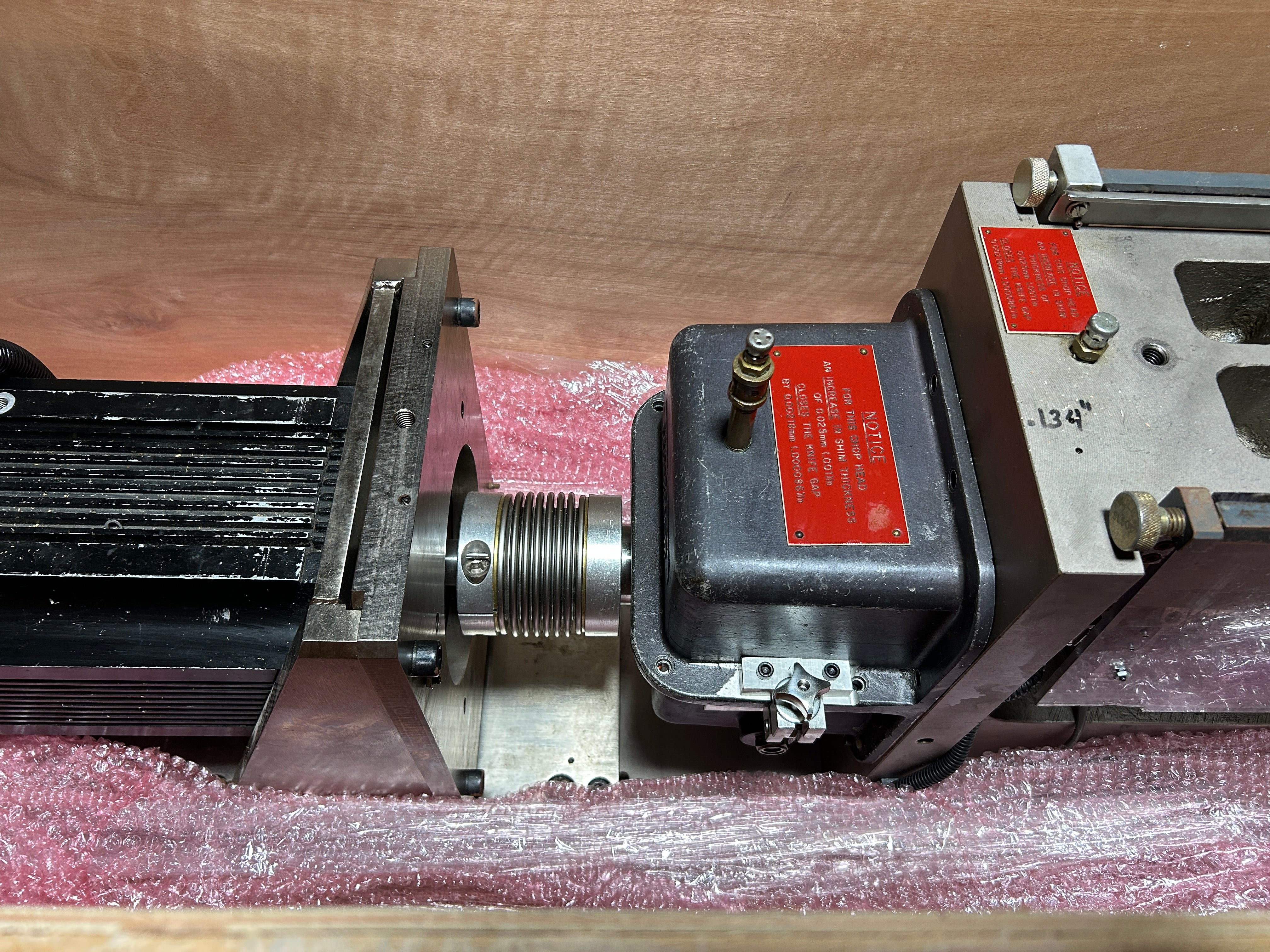 Helical Chop Head Film Chopper with Allen-Bradley 1326AB-B740C-21 AC Servo Motor