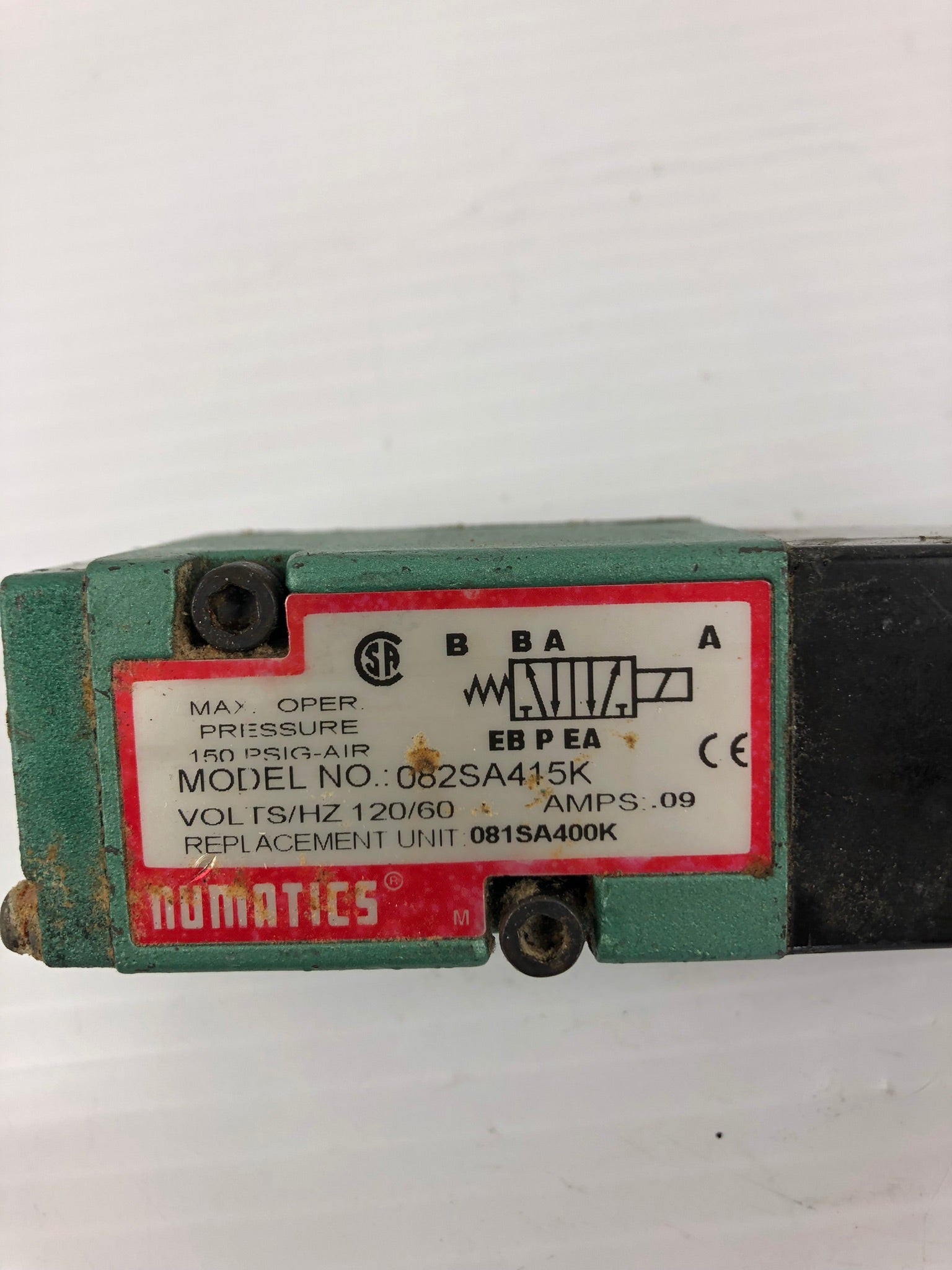 Numatics 082SA415K Solenoid Valve
