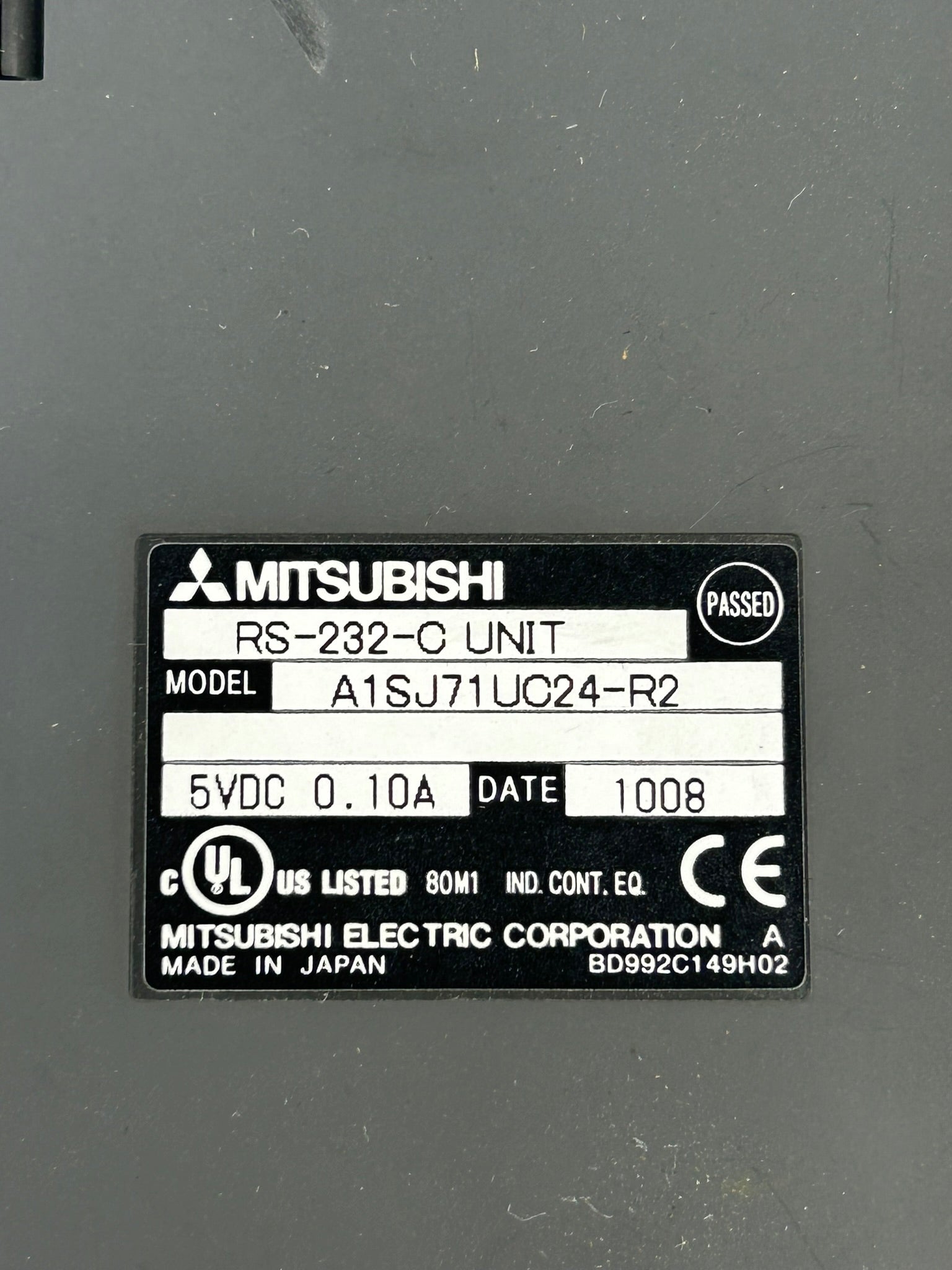 Mitsubishi A1SJ71UC24-R2 RS-232-C Unit PLC Module 5VDC 0.10A