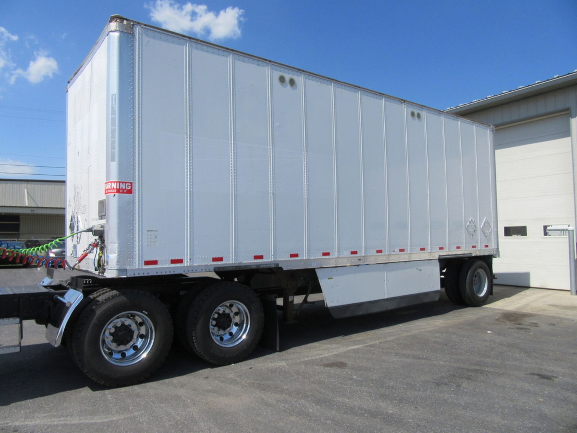 2014 Stoughton Pup Dry Van Semi Trailer 28' Spring / Roll Up 1DW1A2812EB458042