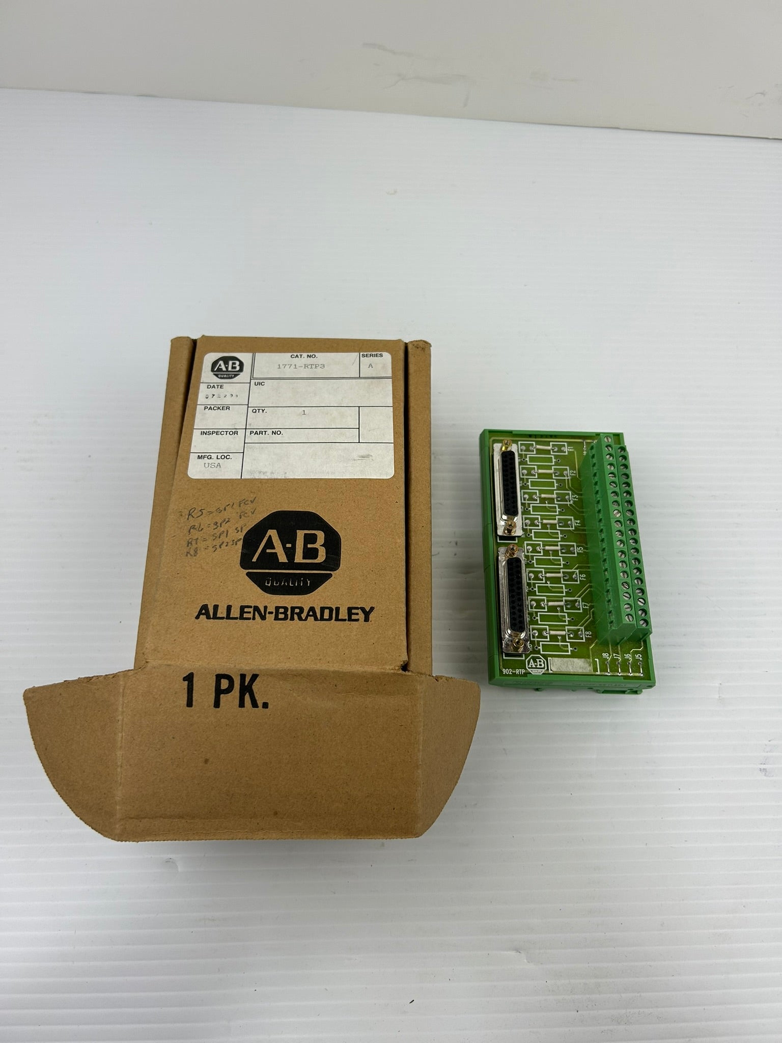 Allen Bradley 1771-RTP3 Terminal Board Series A 902-RTP