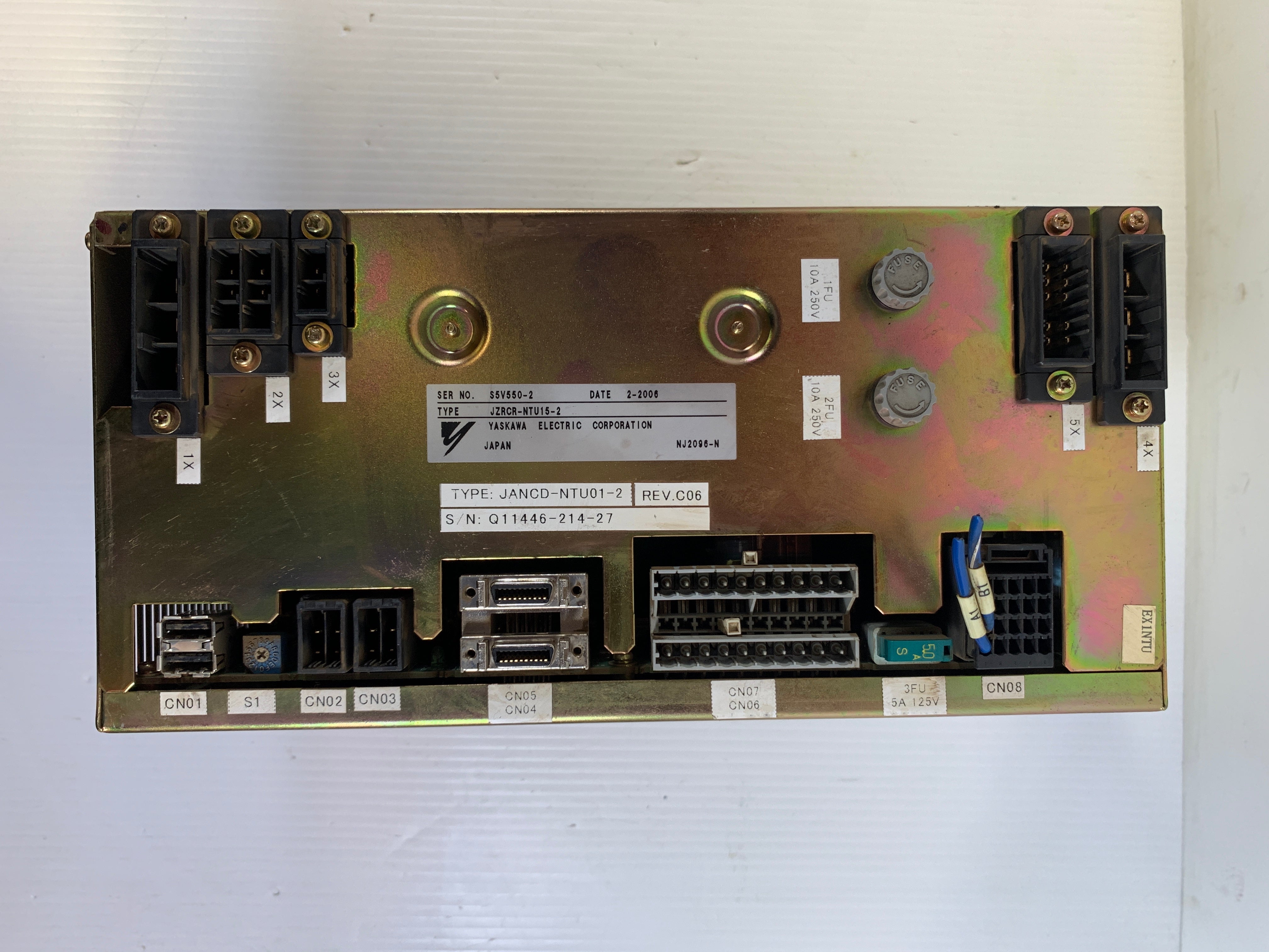 Yaskawa JZRCR-NTU15-2 Power Supply Drive