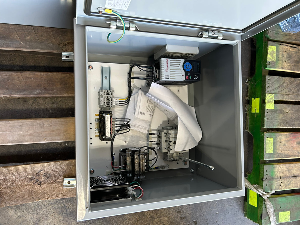 Allen Bradley 24B-D4P0H204AA-ND-P6-ME-B0-L1 PowerFlex 525 Electrical Cabinet