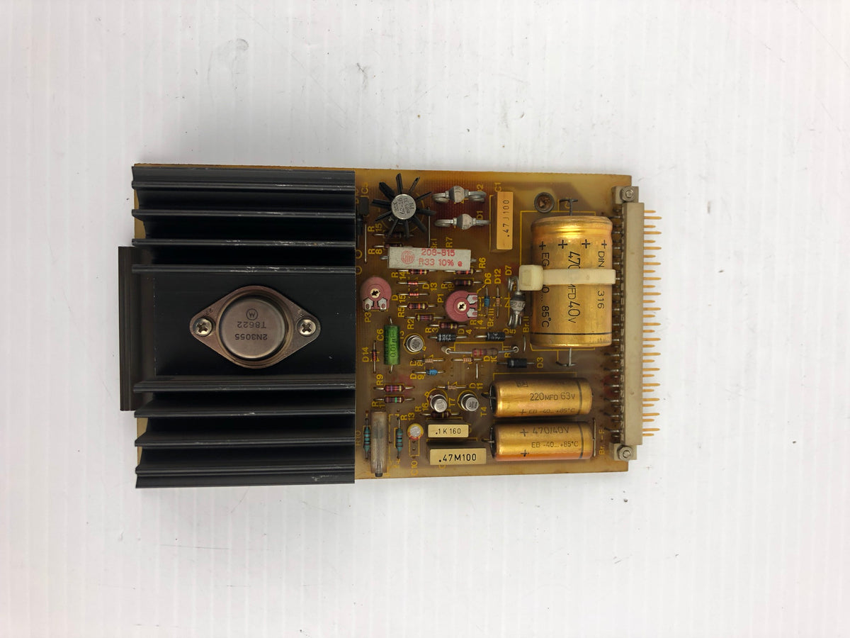 Zentro-Elektrik SRRA15 PLC Control Card 870003 15V= 2,5A