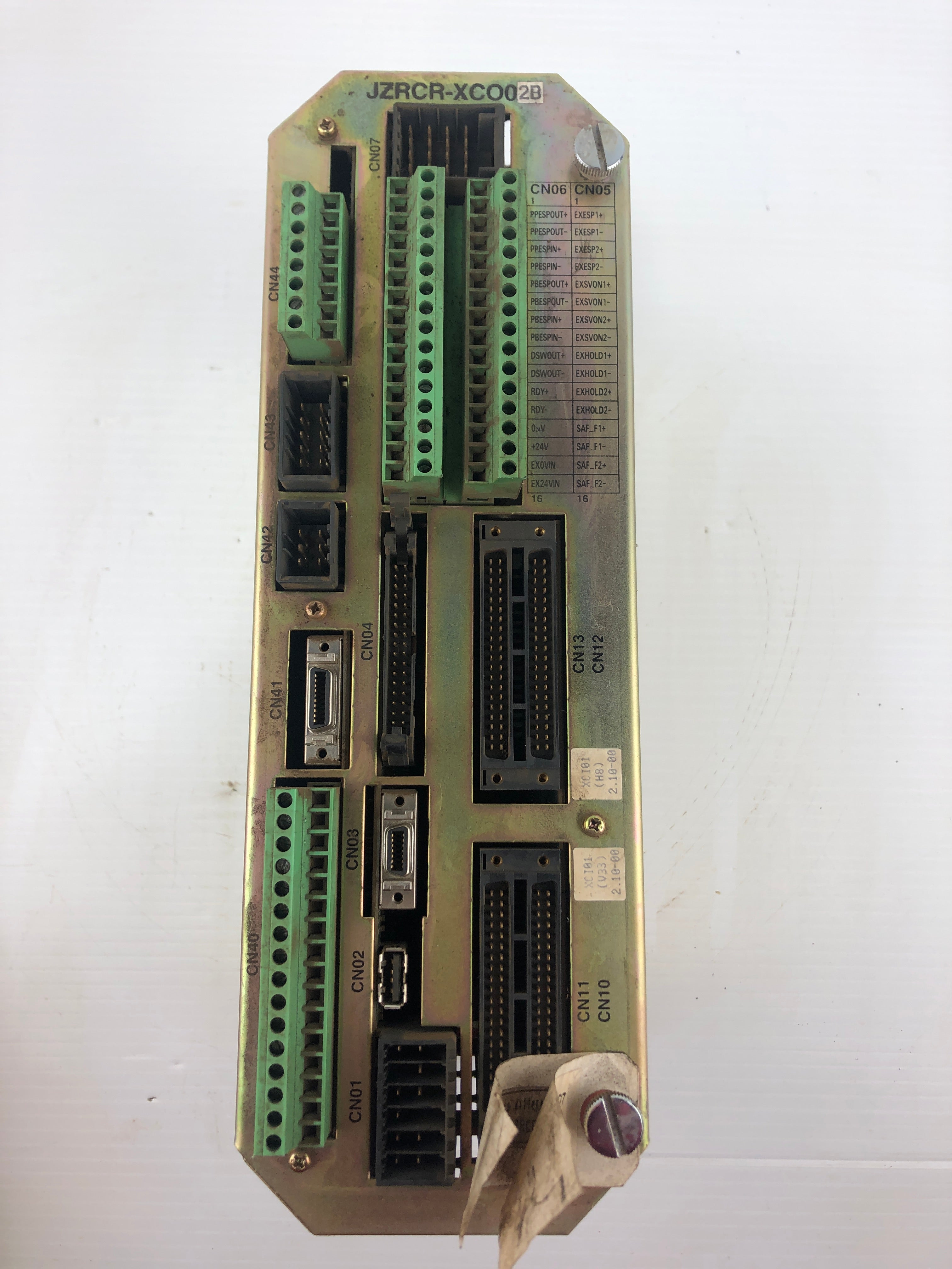 Yaskawa Electric JZRCR-XC002B Servo Controller +24V