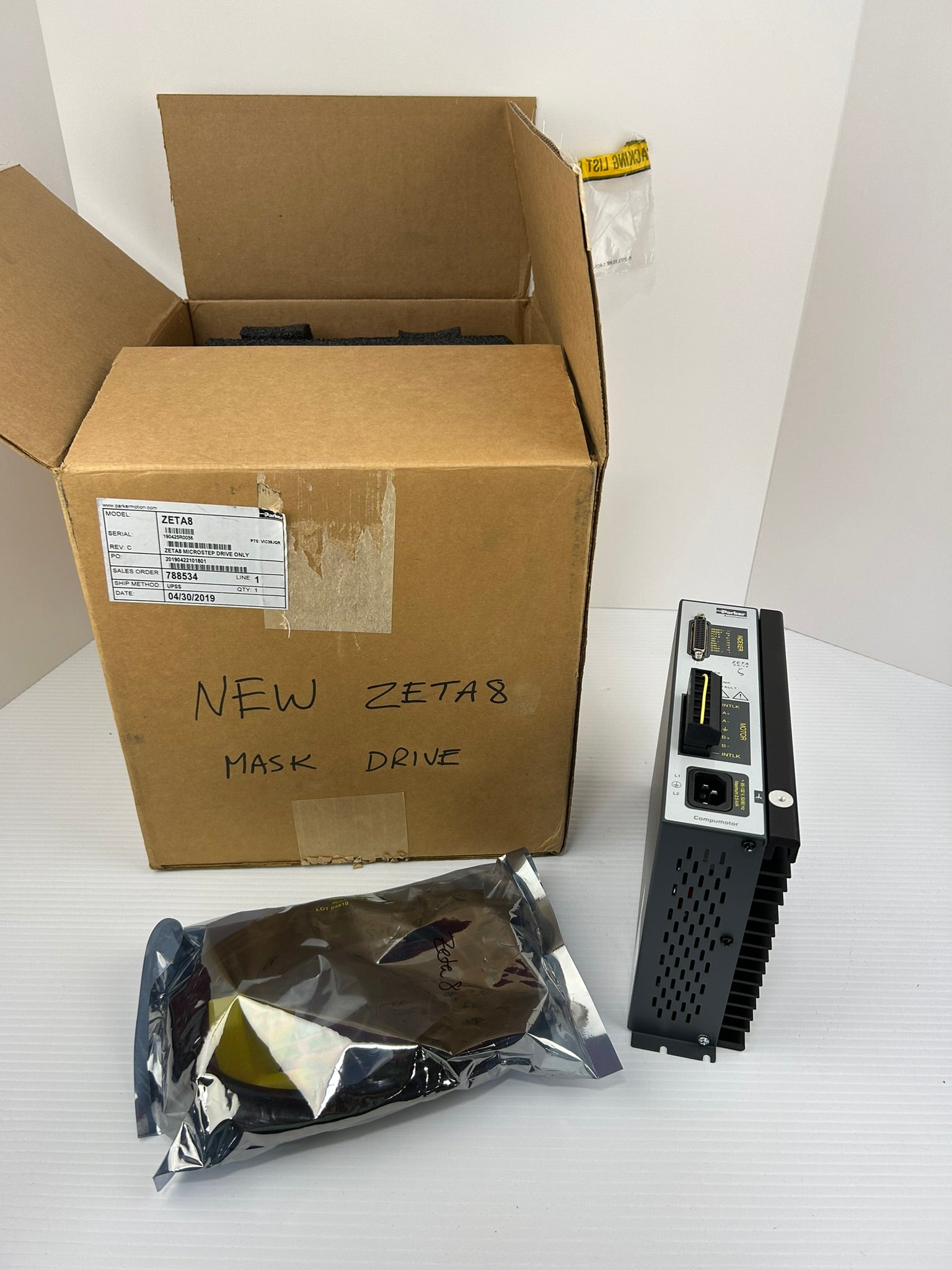 Parker ZETA8 Microstep Drive Servo Motor Controller Compumotor Rev C