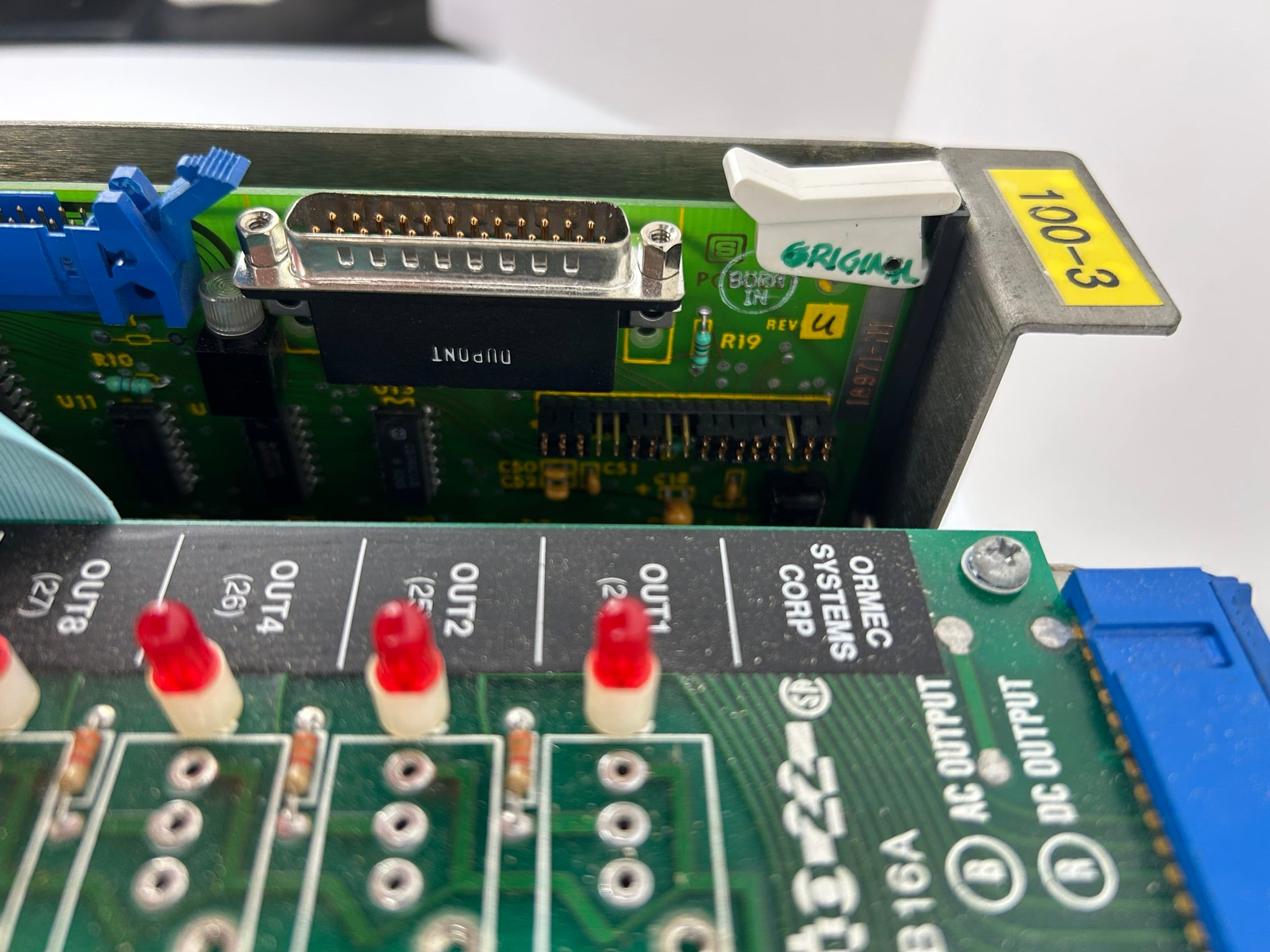 Ormec PMC-200D Servo Drive Module PCB008F Circuit Board IDC-5 & ODC-5 Relays
