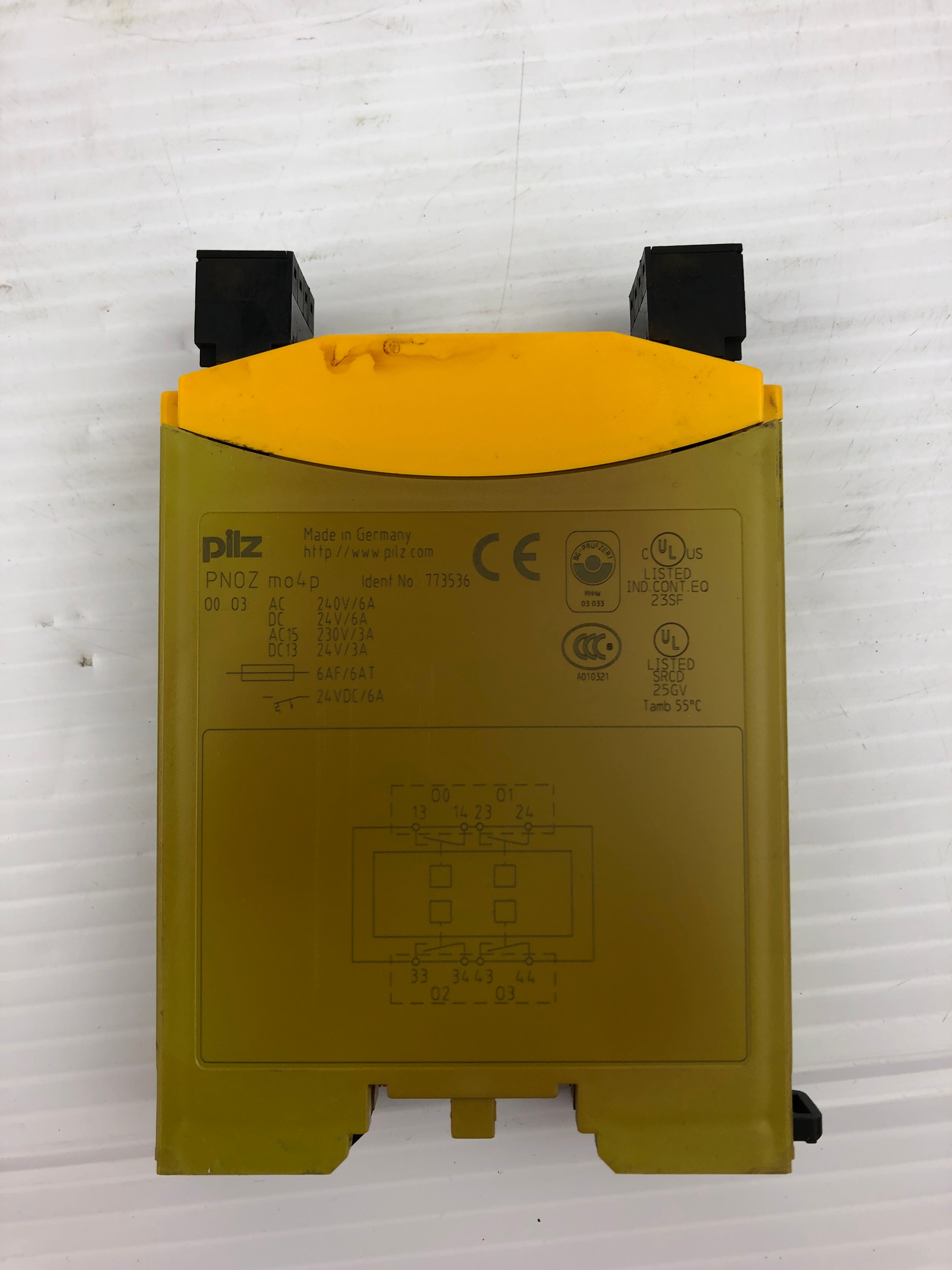 Pilz PNOZ mo4P Safety Relay ID#773536 PNOZ M04P