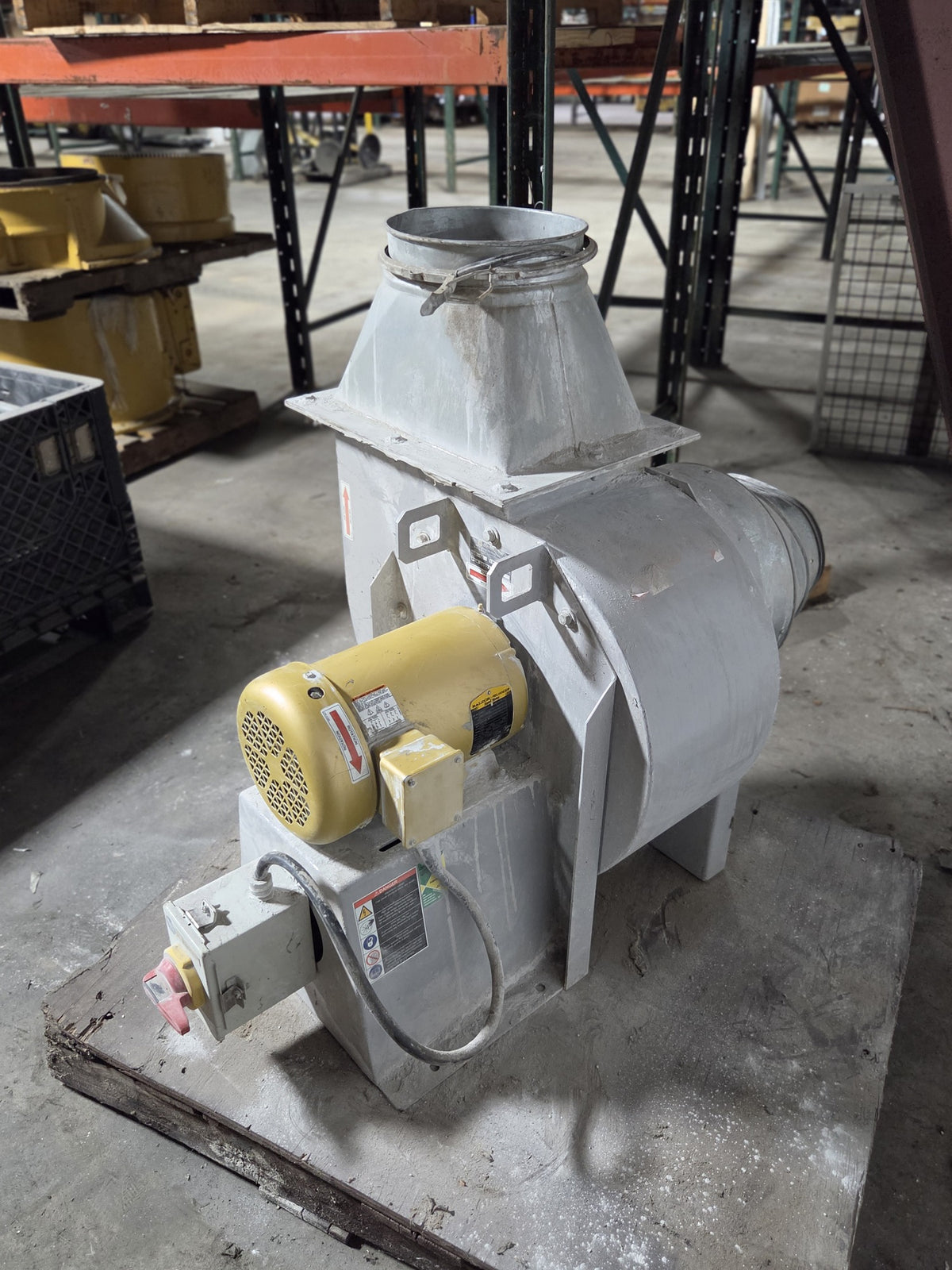 Cincinnati Fan HDBI-130 Centrifugal Blower Fan with Baldor Motor EM3616T 5HP 3PH