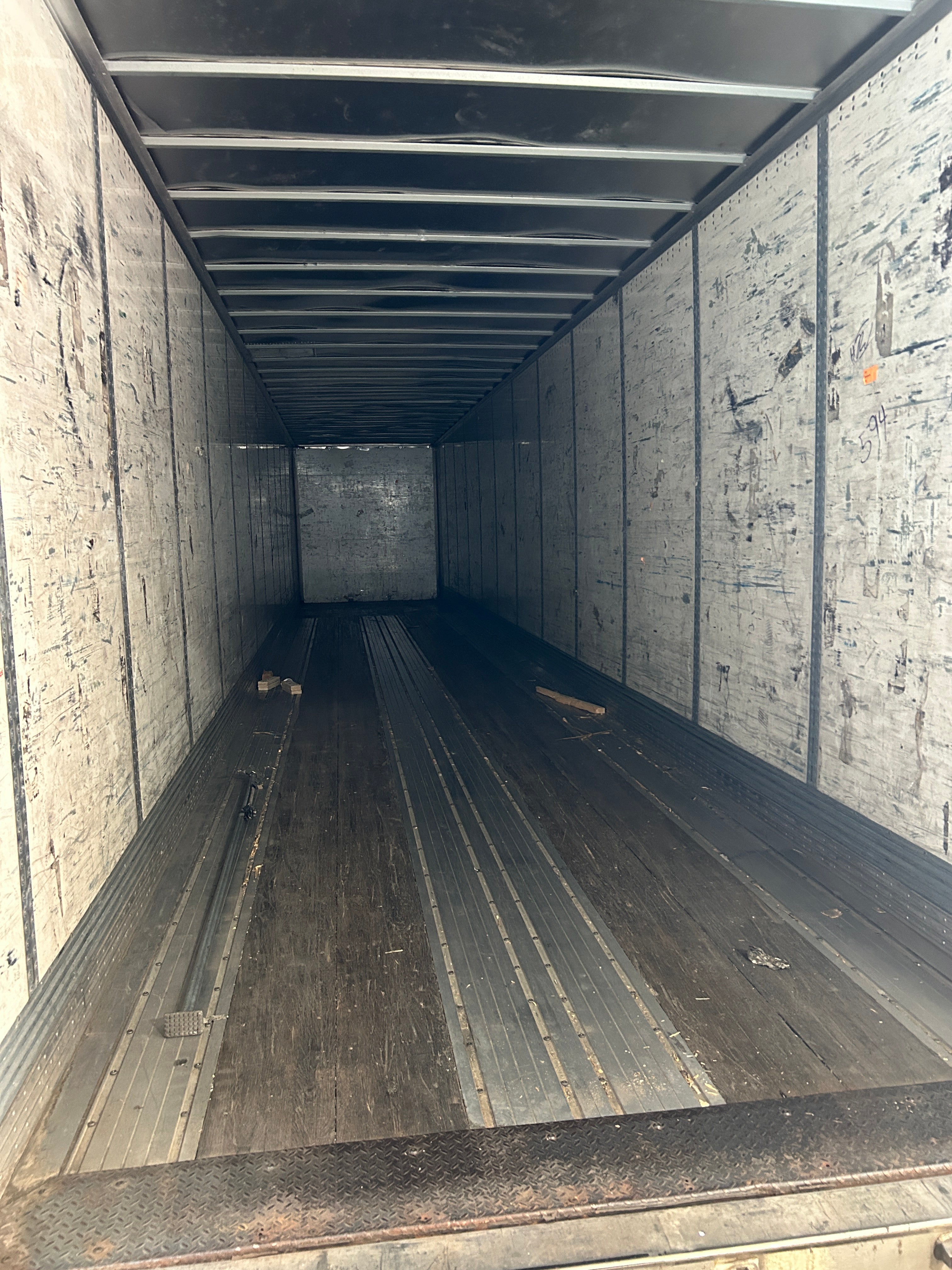 2008 Wabash Dry Van Trailer 53' #594 Title Swing Door Spring 1JJV532W38L106843