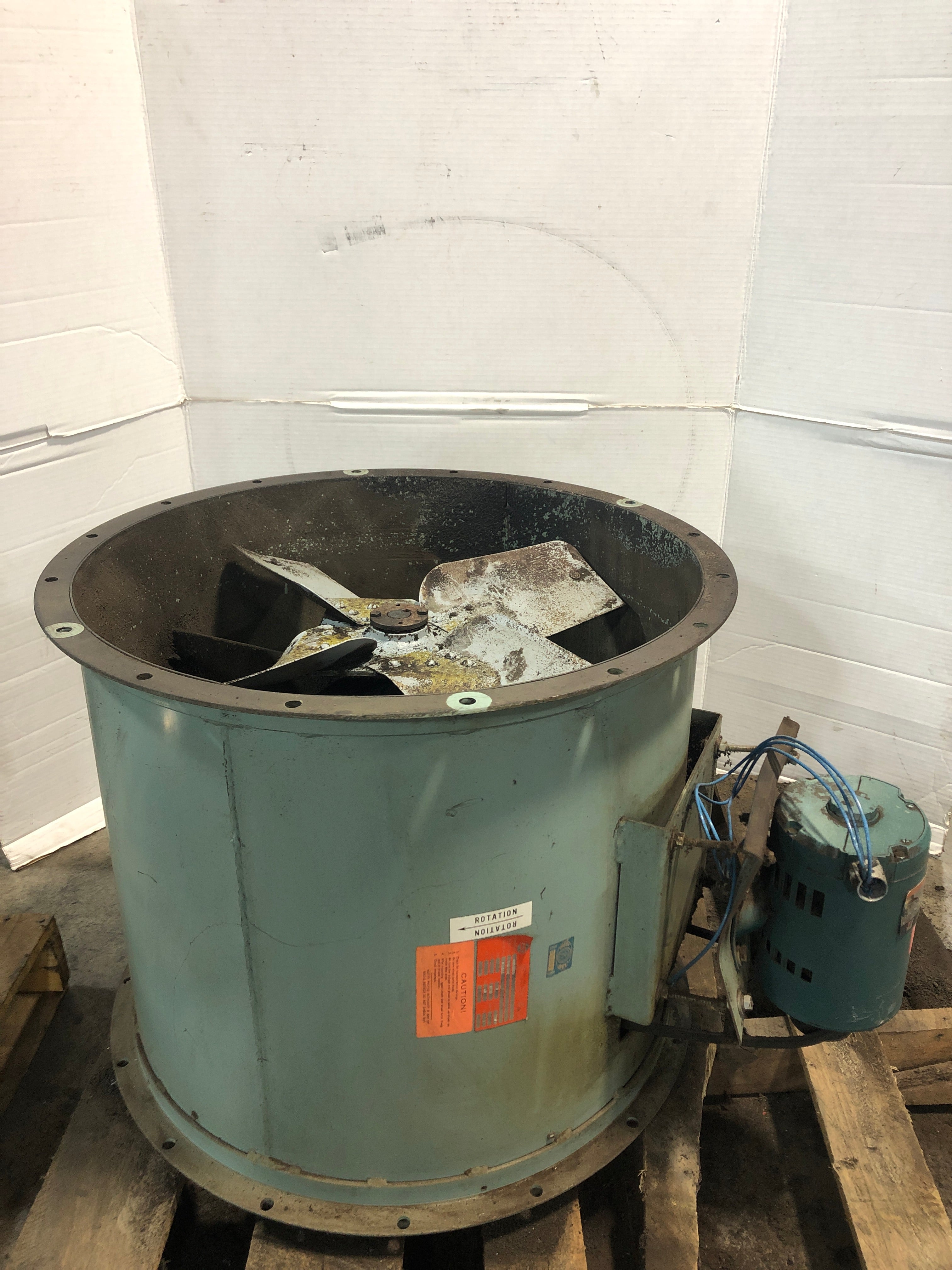 General Resource TAB-24N Tab Tube Axial Belt Drive Fan with 1 HP Motor 3PH