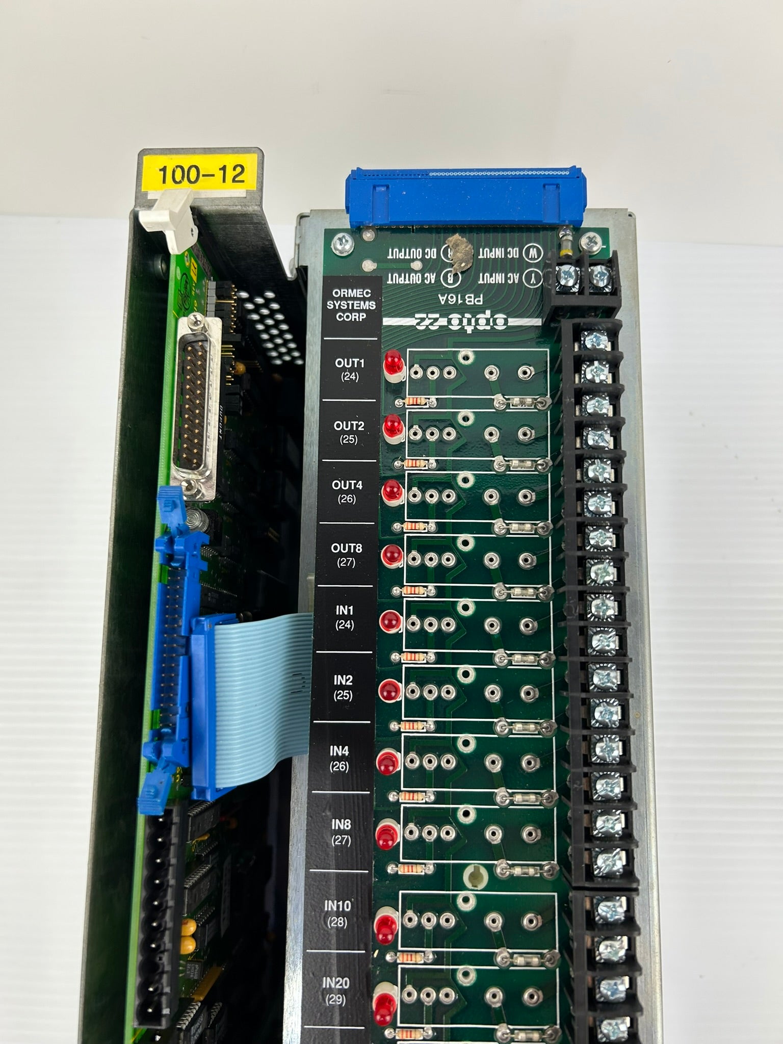 Ormec Servo Drive Module PB16A Circuit Board with Opto 22 Board