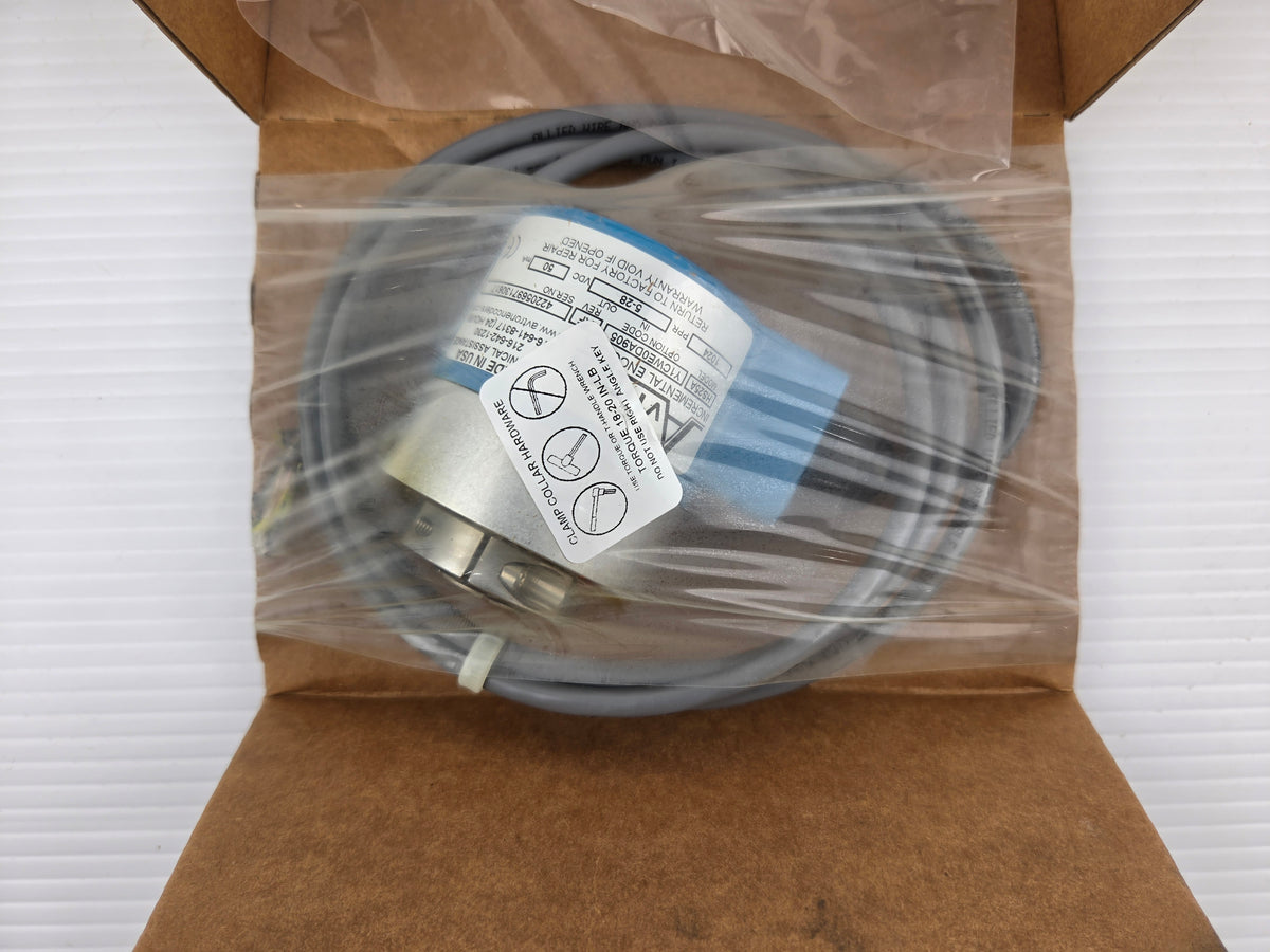 Avtron HS25A Hollow Shaft Incremental Rotary Encoder 28V Nidec HS25AY1CWE0DA905