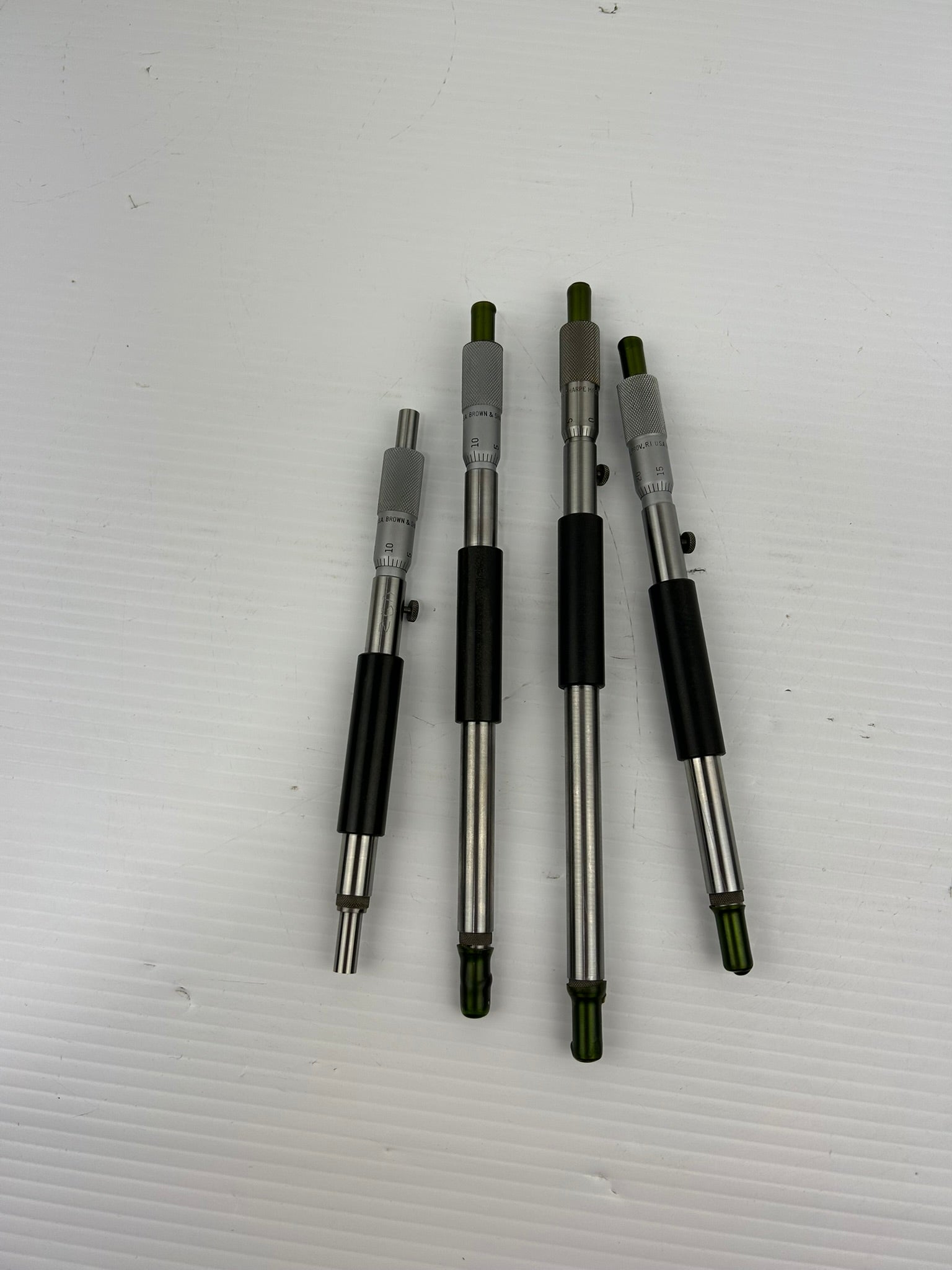 Brown and Sharpe Micrometer Measuring Rods - Lot of 4 Rods