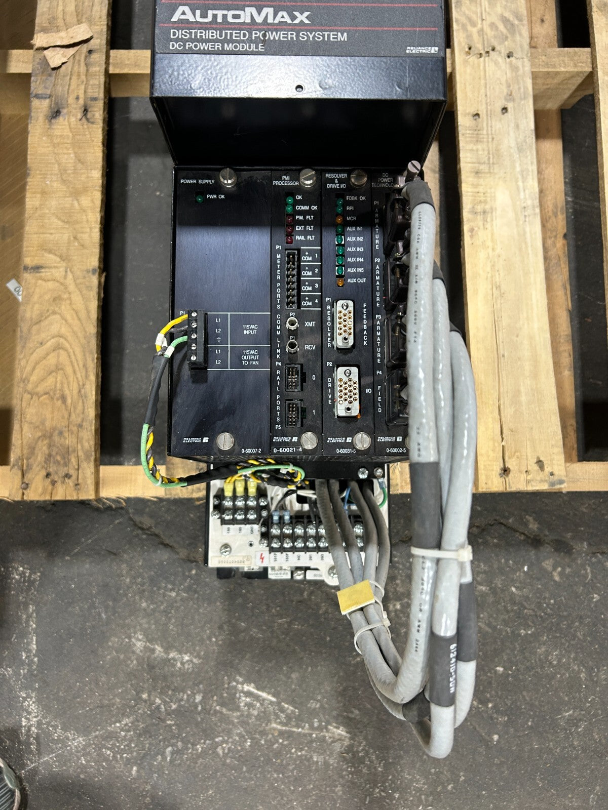 Reliance Electric 803611-1SRR AutoMax DC Power Module S6R 805401-1R 30/60HP