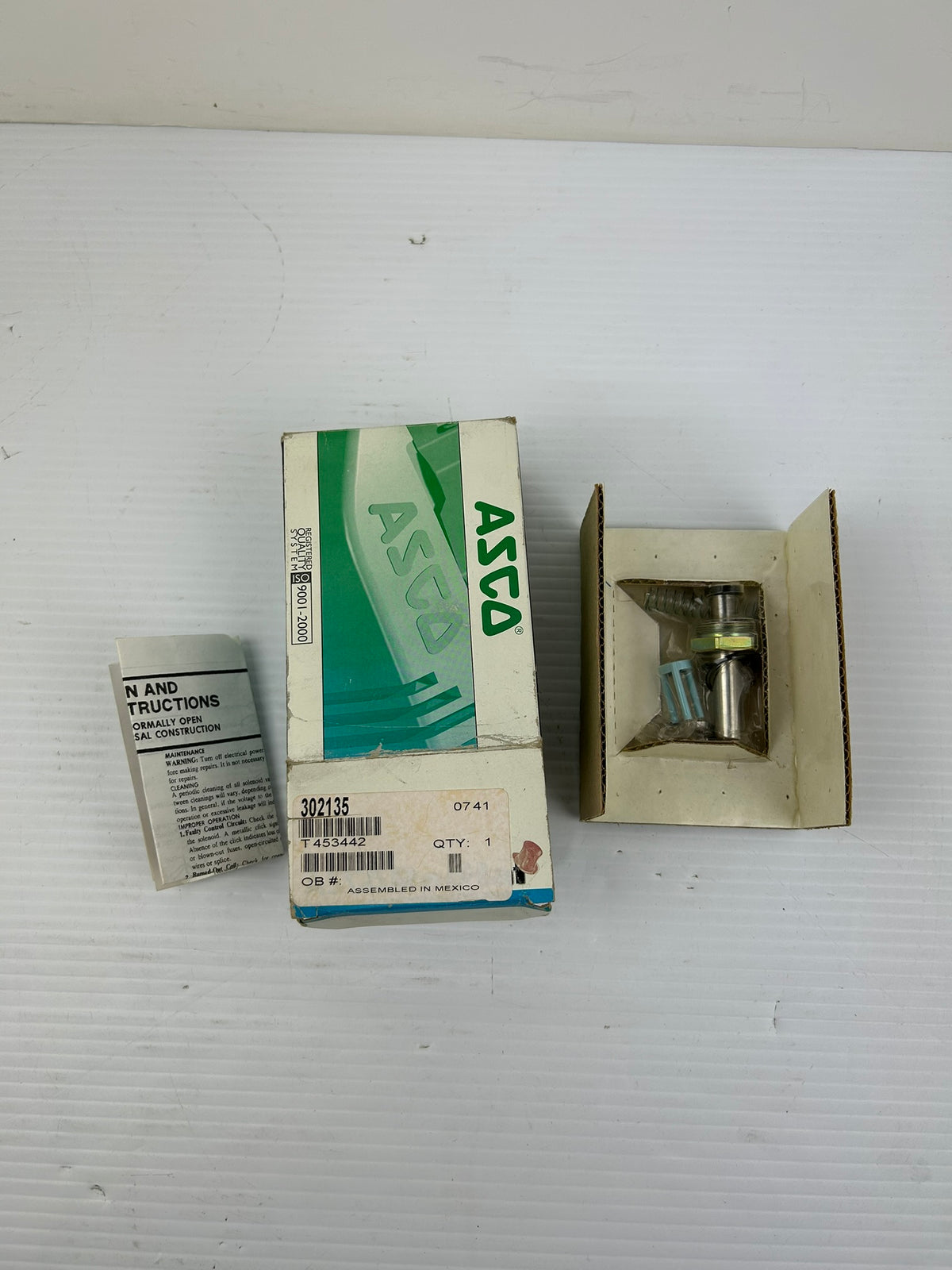ASCO 302135 RedHat Solenoid Valve Rebuild Kit