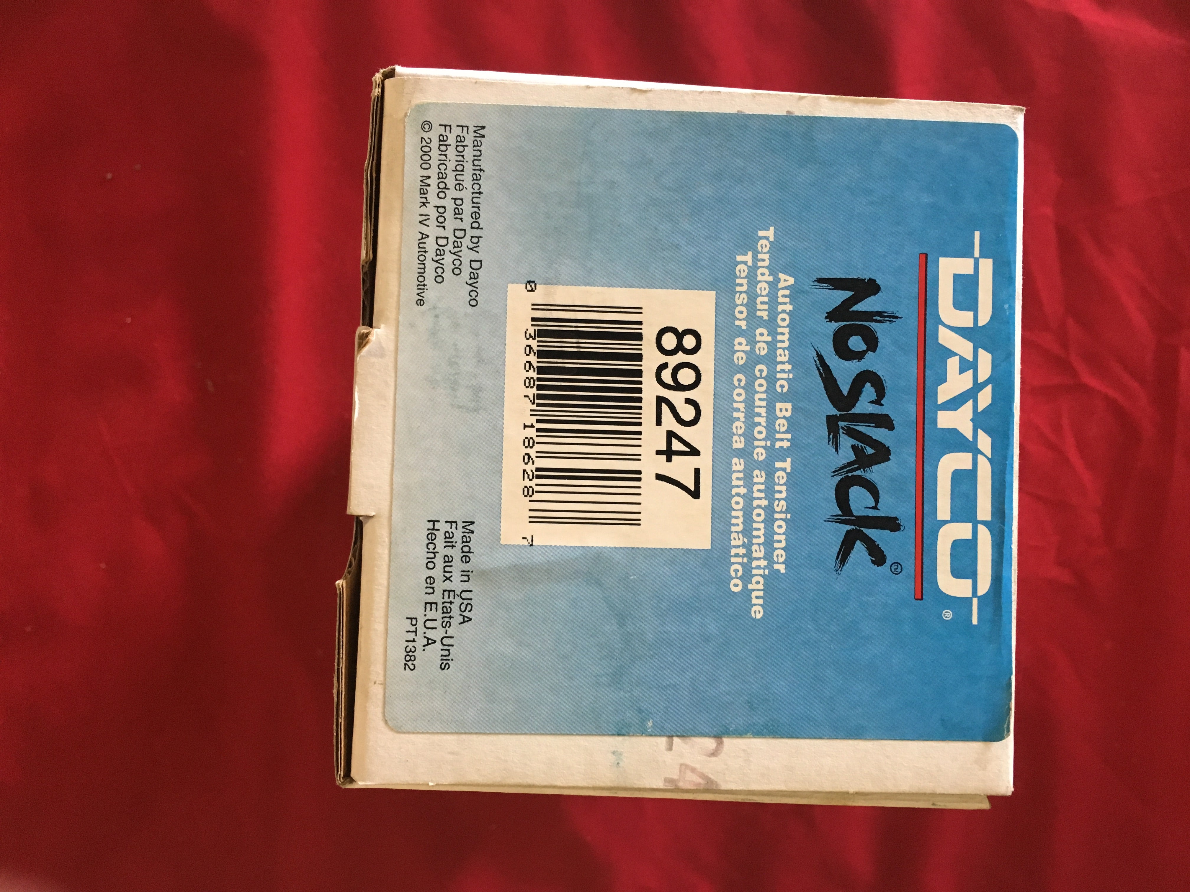Dayco No Slack Automatic Belt Tensioner 89247