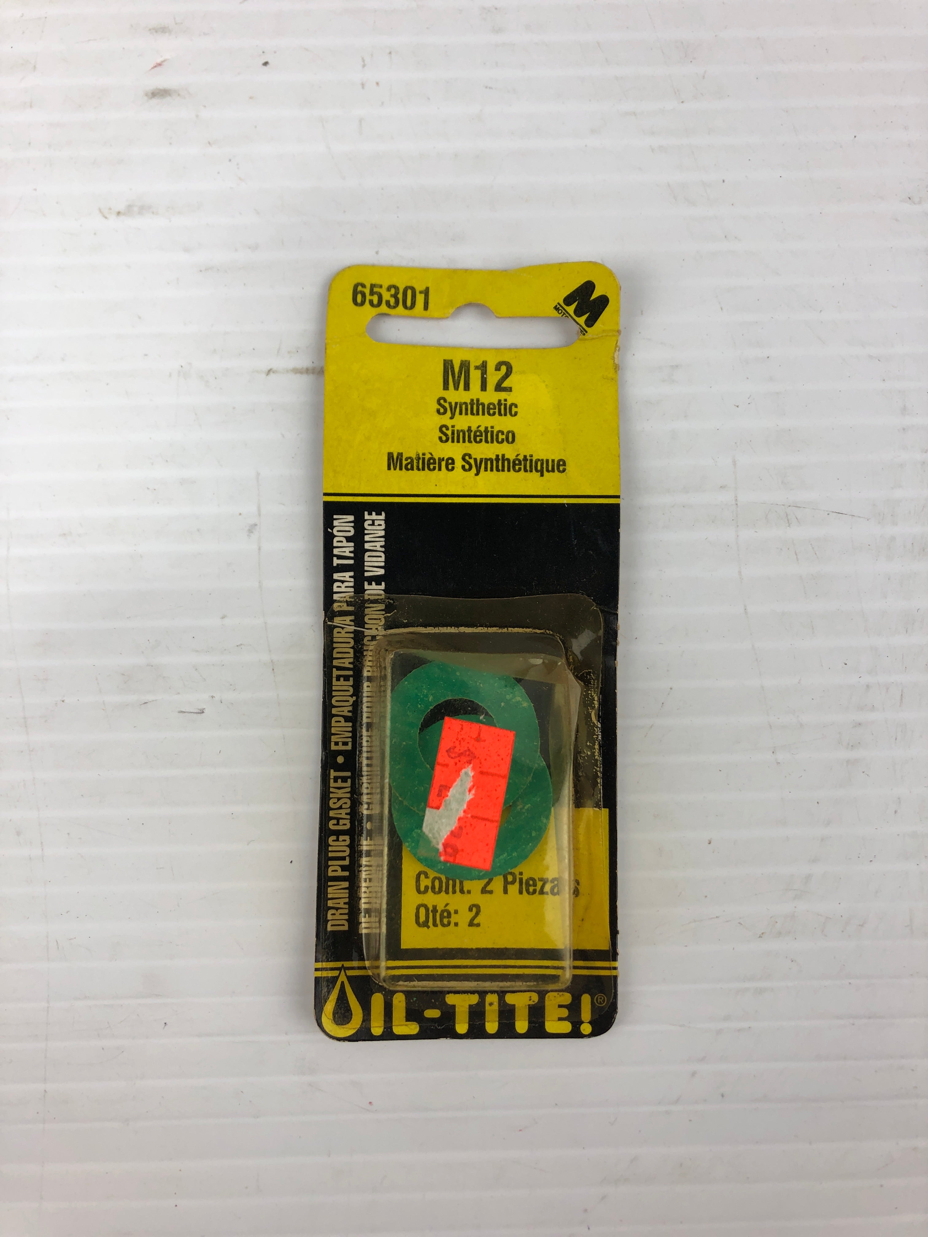 Motormite 65301 M12 Synthetic Drain Plug Gasket