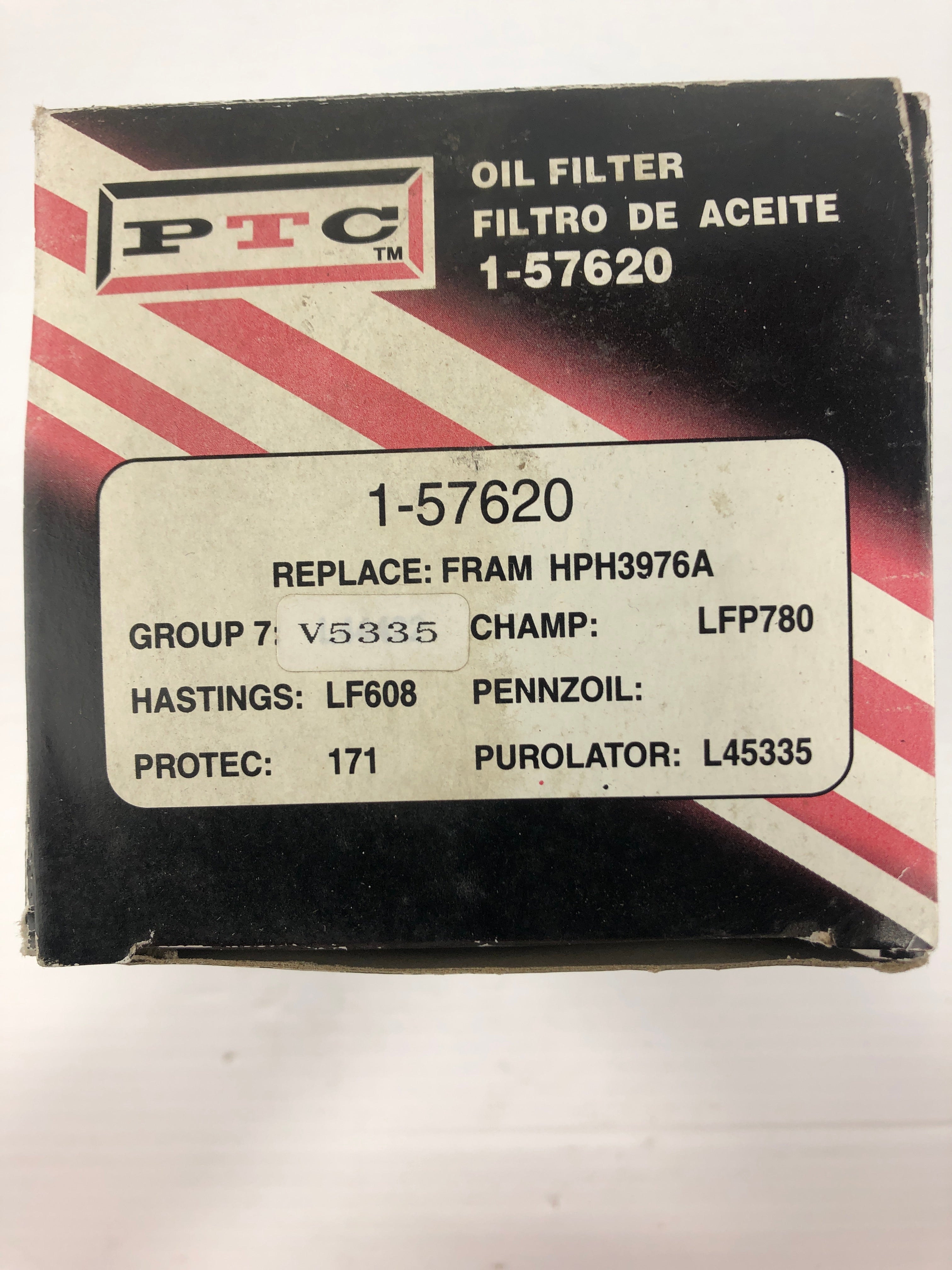 PTC 1-57620 Engine Oil FIlter