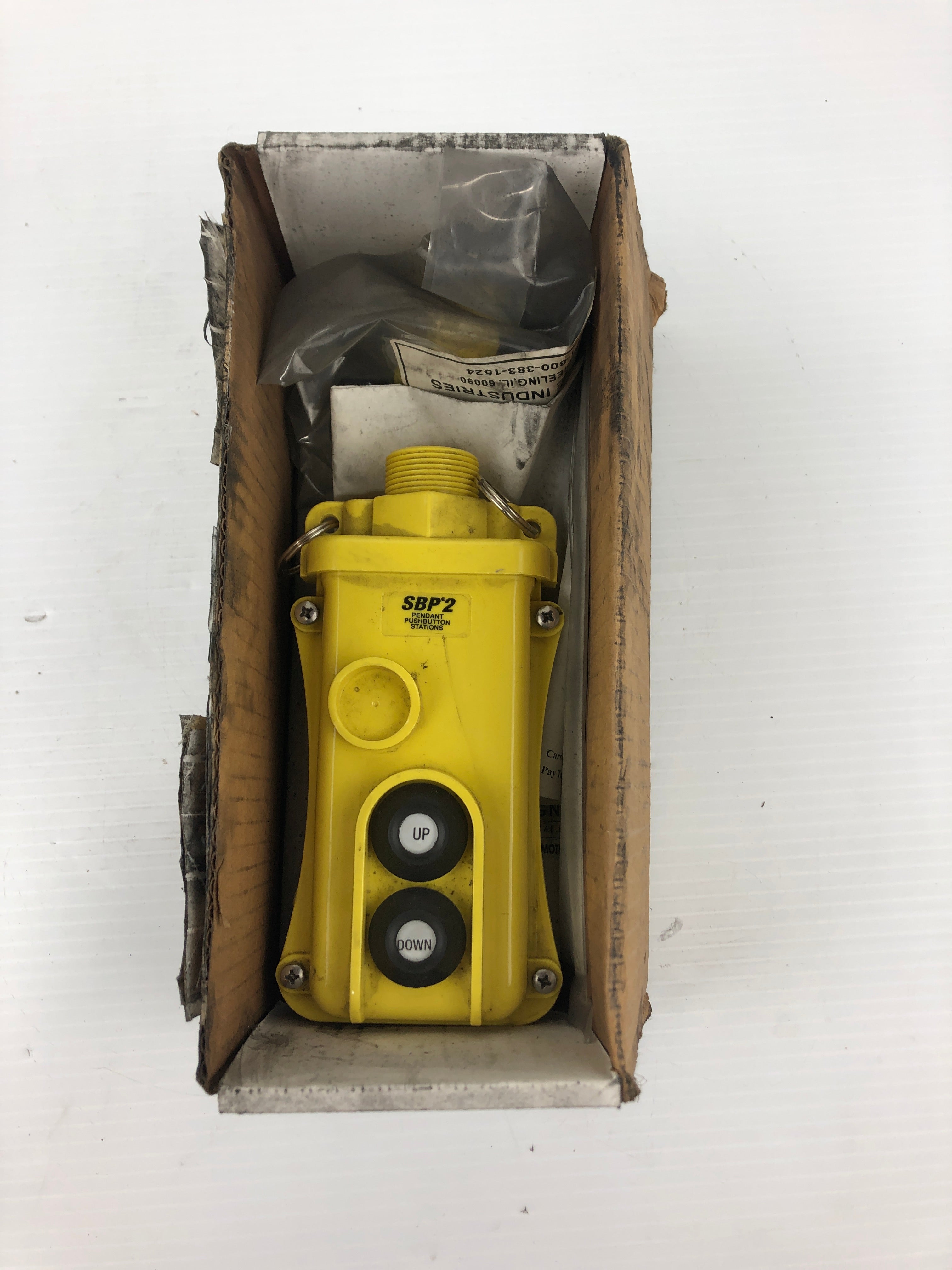 Magnetek SBP2-2-WS Pendant Push Button Station Type 4X, 12 360VA 125VAC 3A