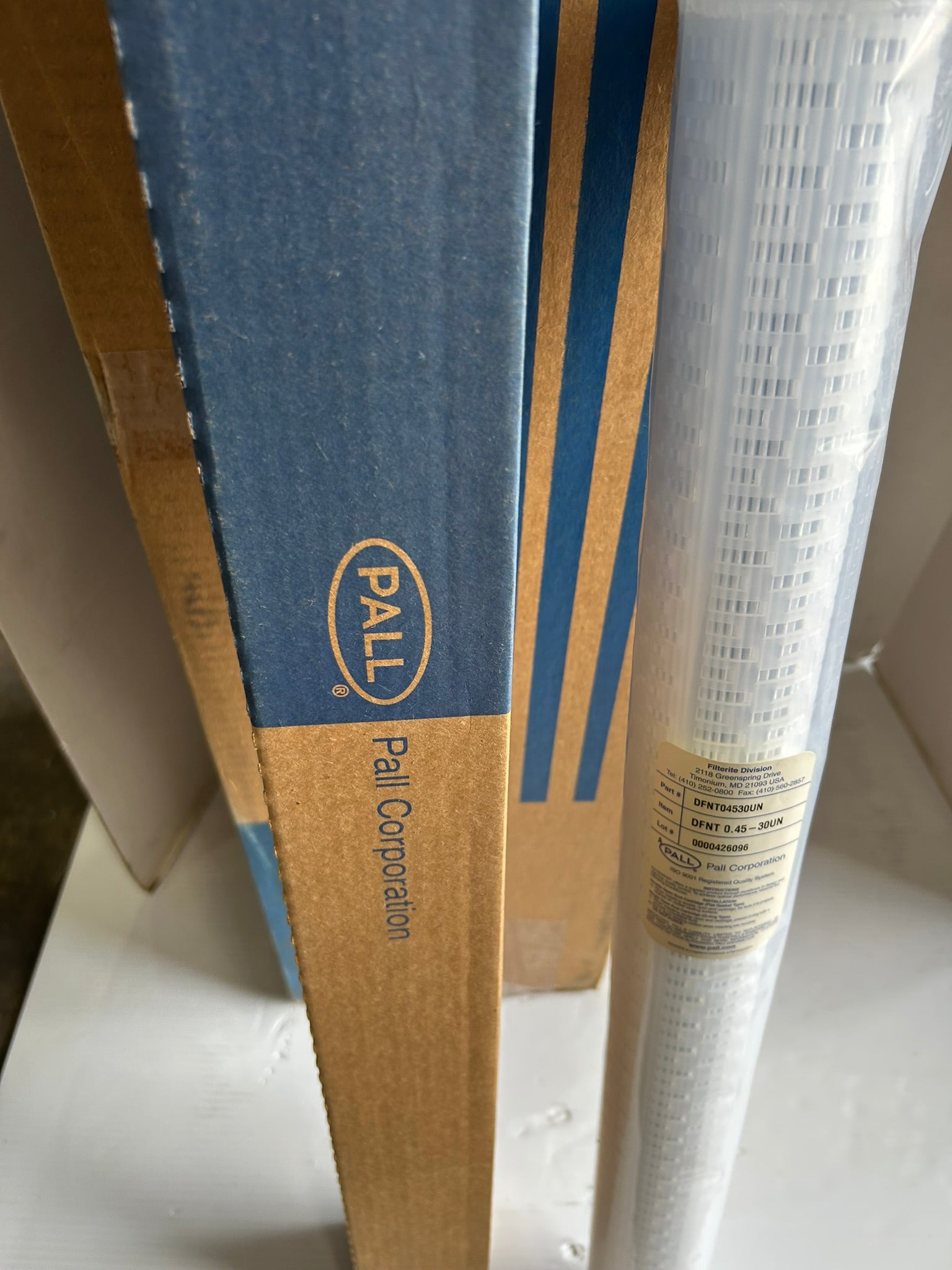 Pall Corporation DFNT04530UN Filter Cartridge DFNT 0.45-30UN - Lot of 6