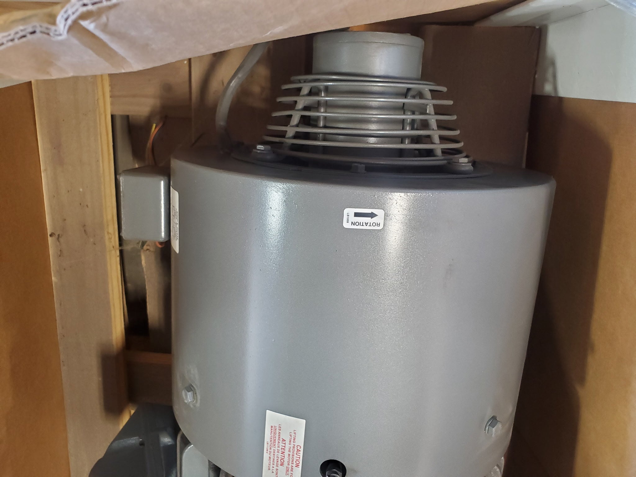 Baldor IDM2333T-5 Inverter Drive Motor 15 HP 3PH 256TC 1760-5000 RPM TEBC