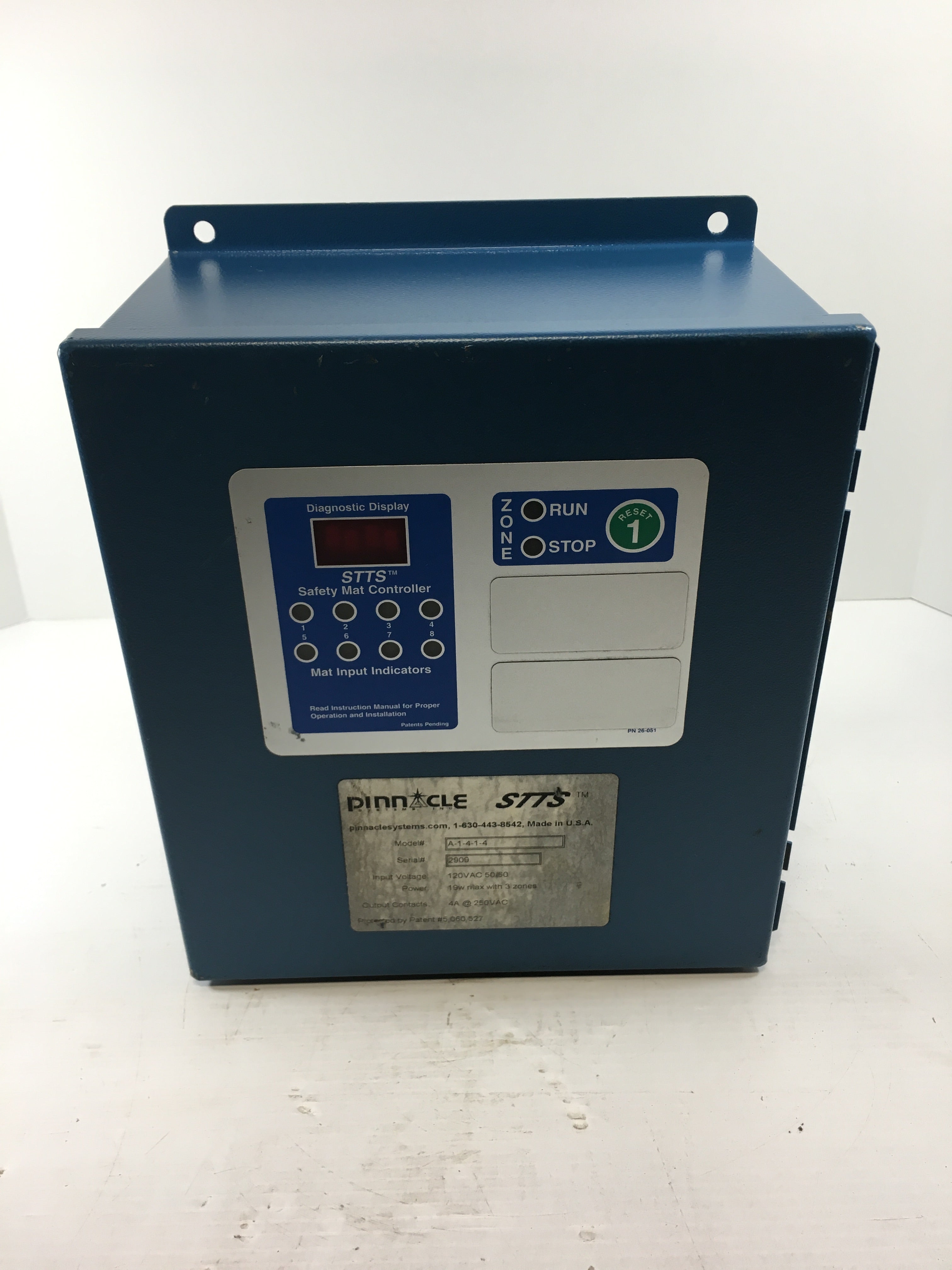 Pinnacle Systems STTS A-1-4-1-4 Safety Mat Controller 120VAC