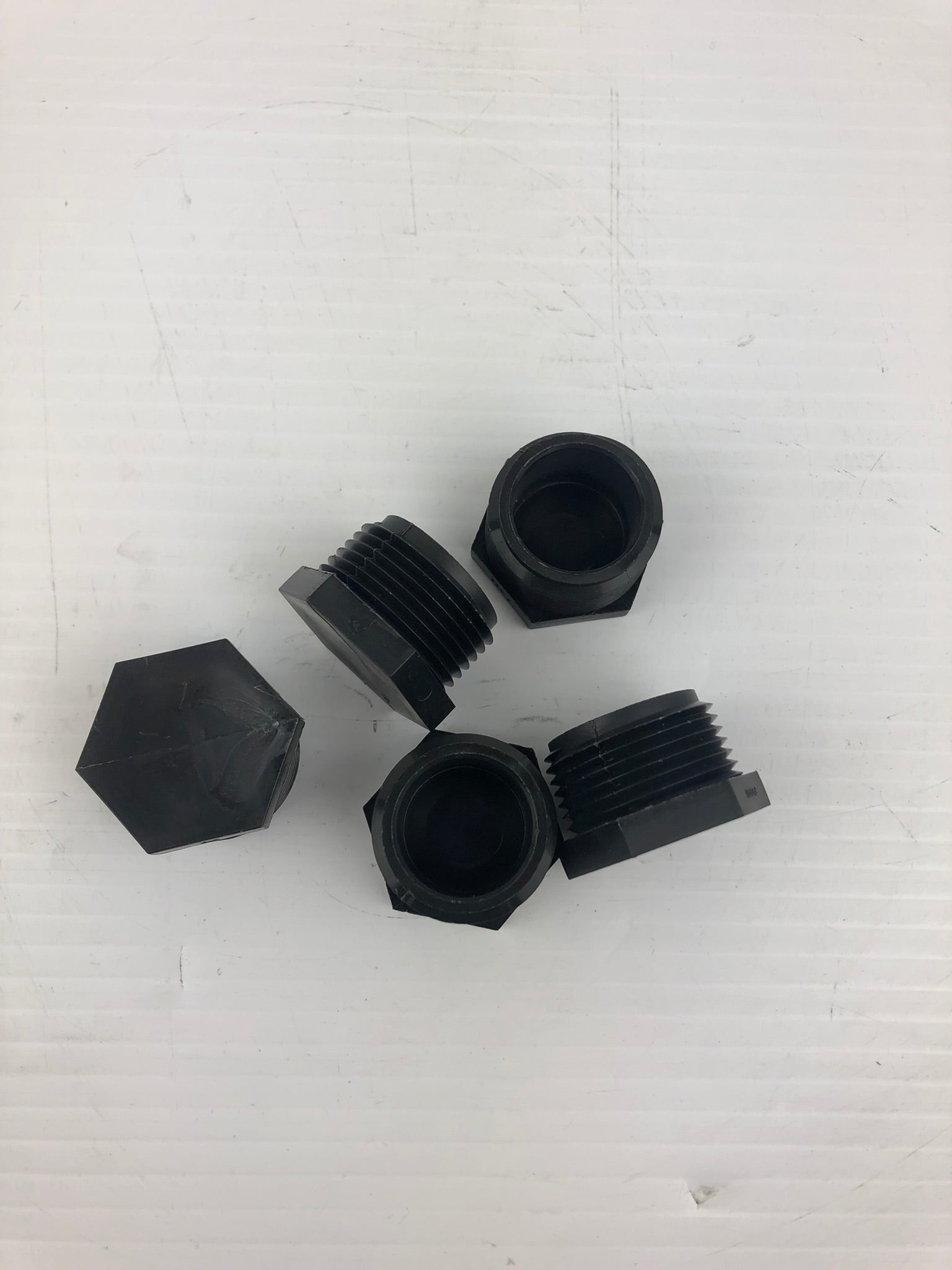 MSC 08802704 1" PVC Threaded Pipe Plug (Lot of 5)