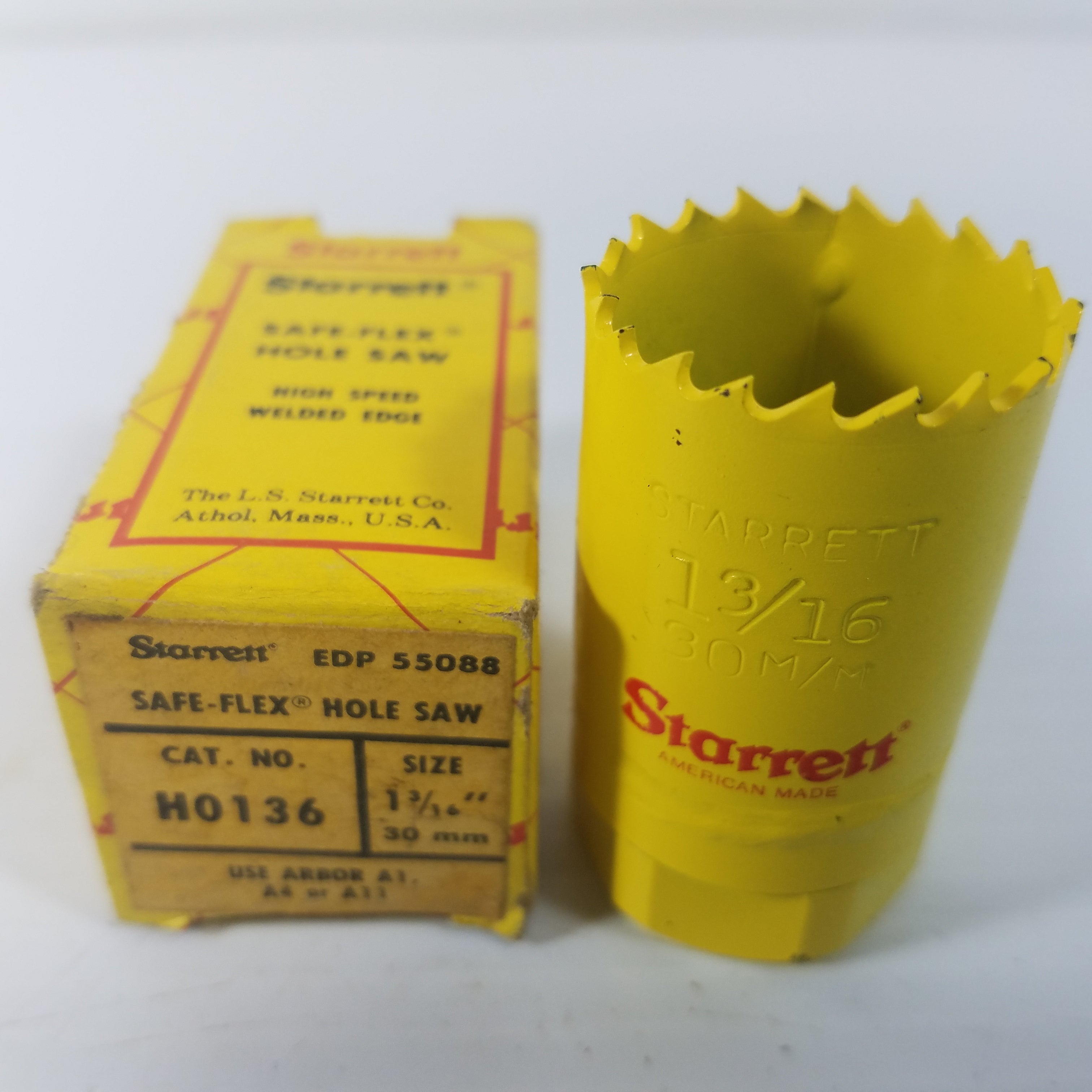 Starrett EDP55088 H0136 1-3/16" 30mm Safe-Flex Hole Saw