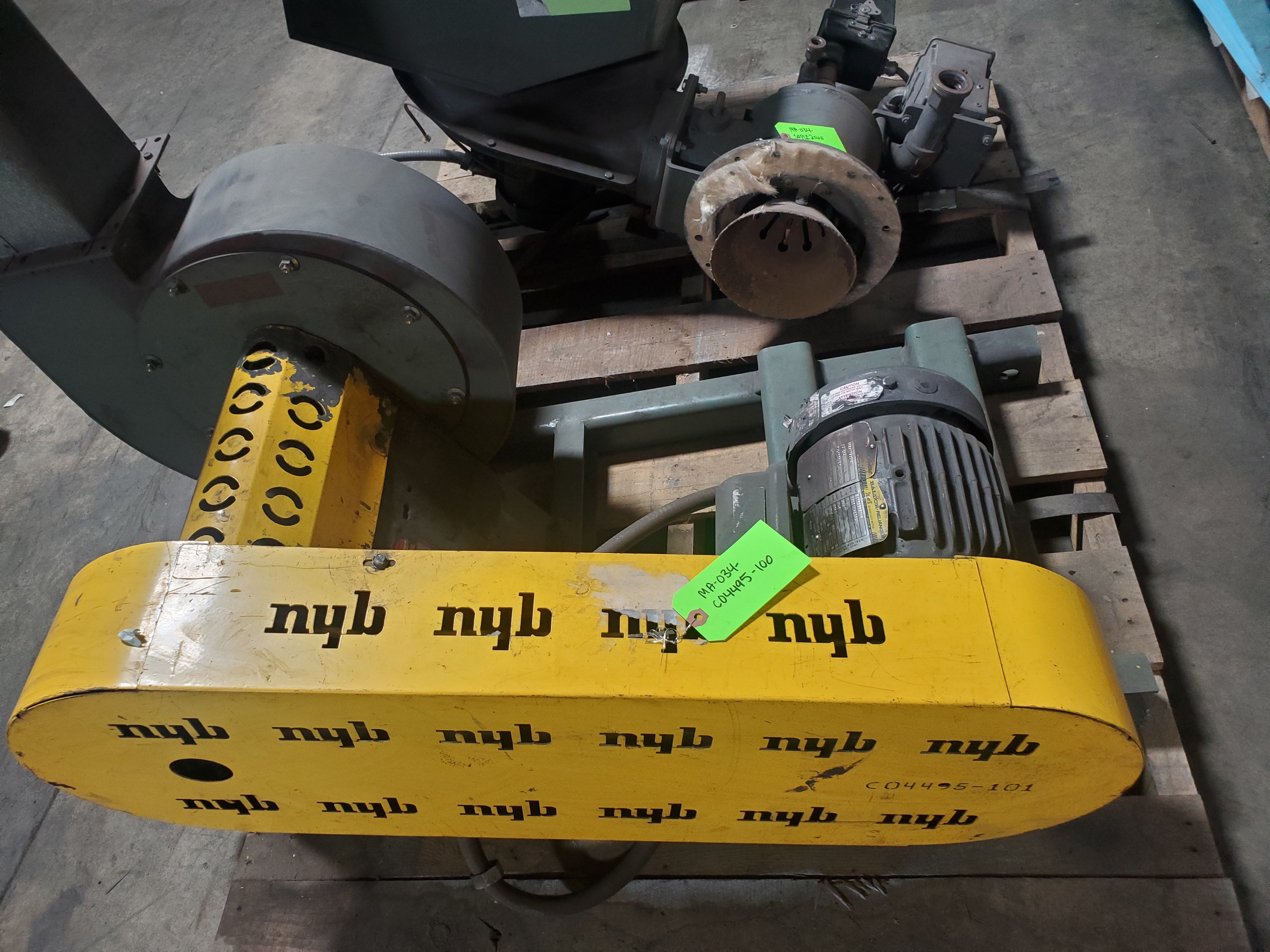 New York Blower Company C04495-100 Compact GI Fan With Baldor Motor C04495 100